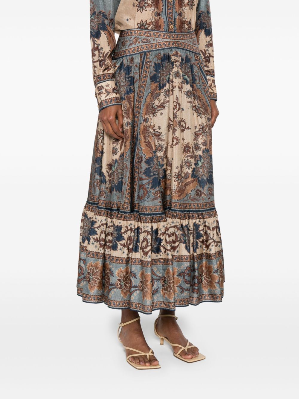 Zimmermann Skirts Blue Zimmermann