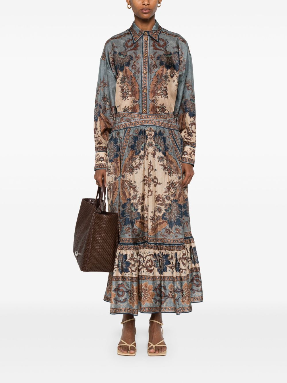 Zimmermann Skirts Blue Zimmermann
