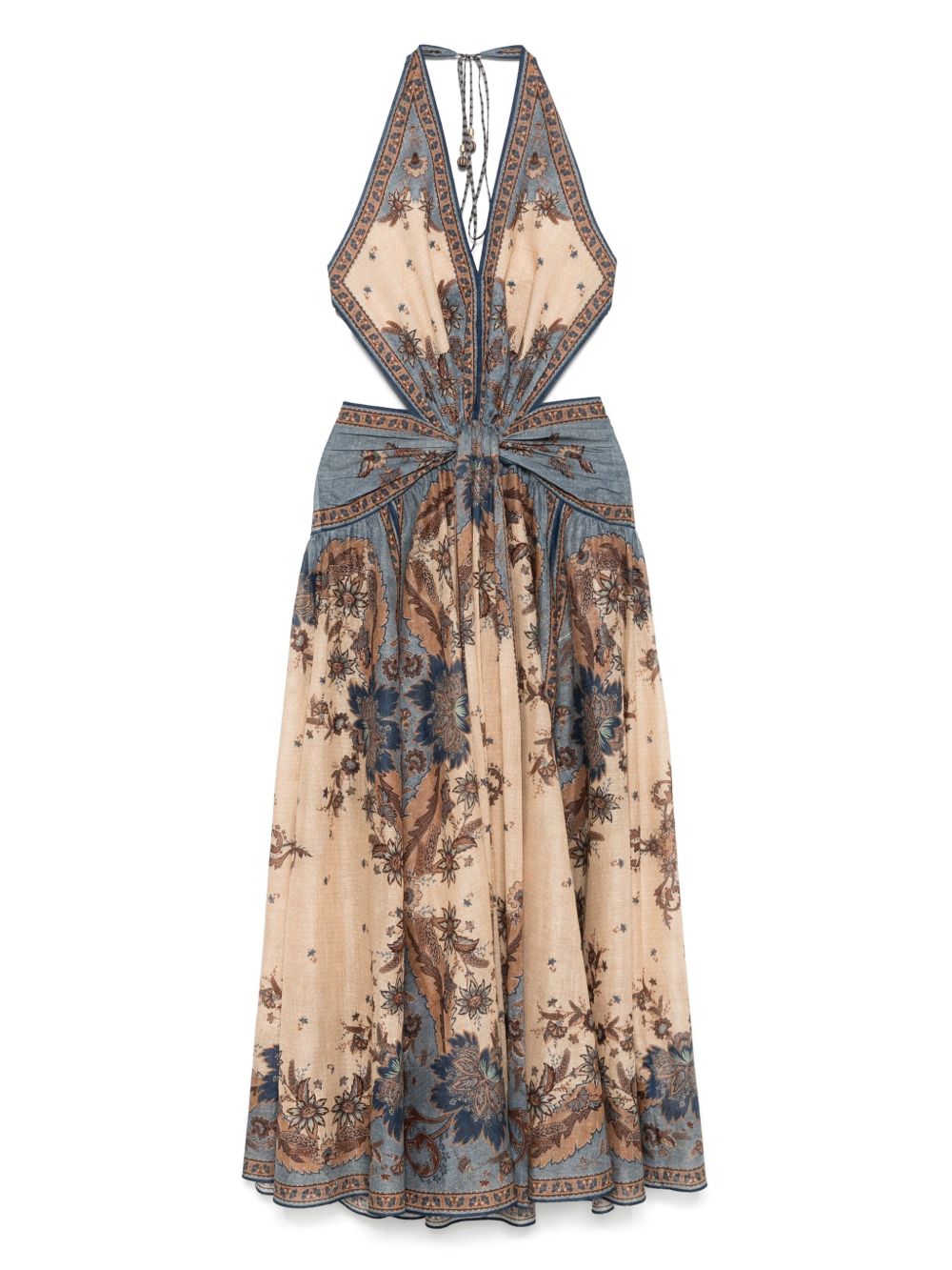 Zimmermann Ascension long cotton dress with print Zimmermann