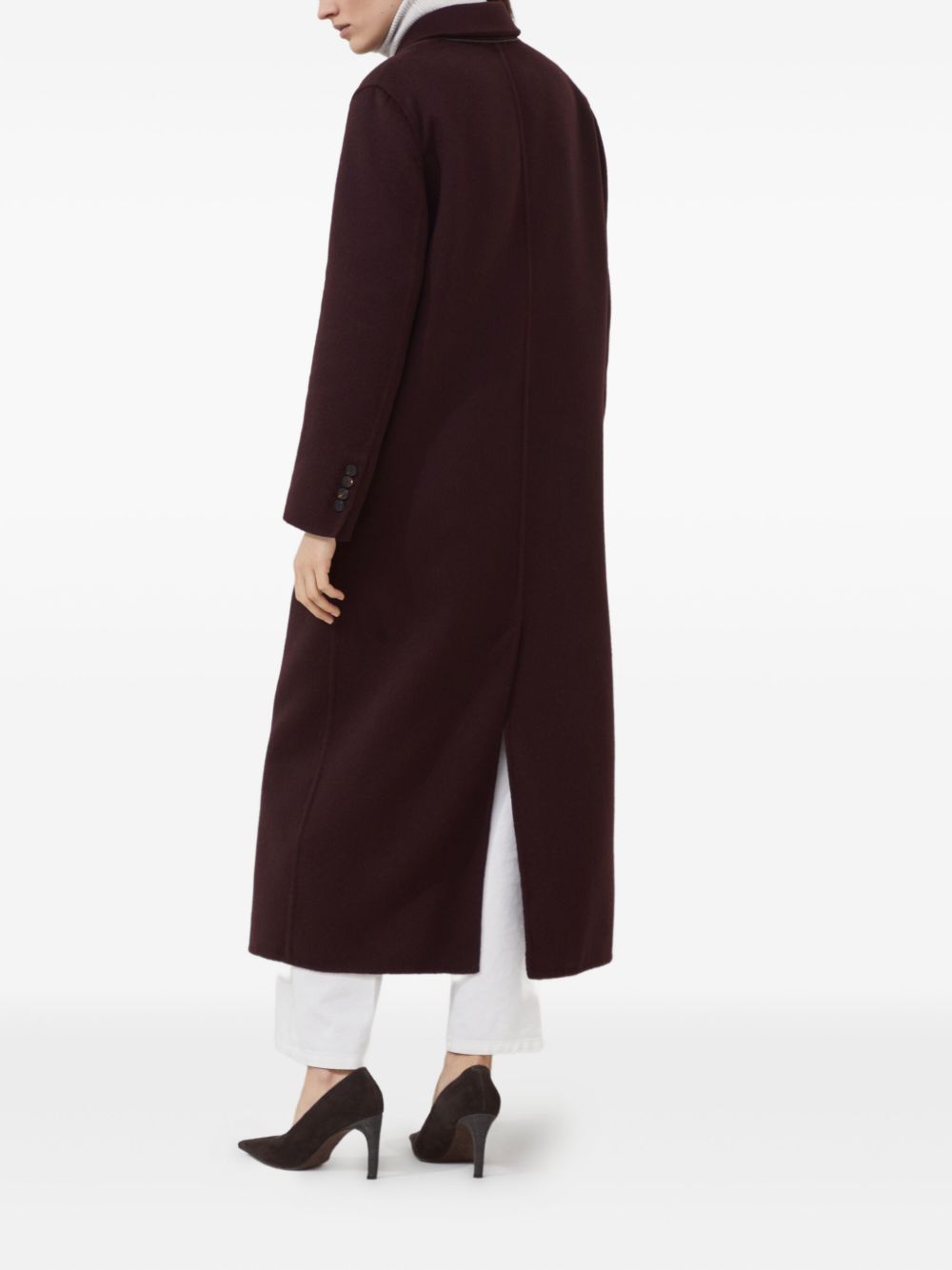 Brunello Cucinelli Coats Bordeaux Brunello Cucinelli