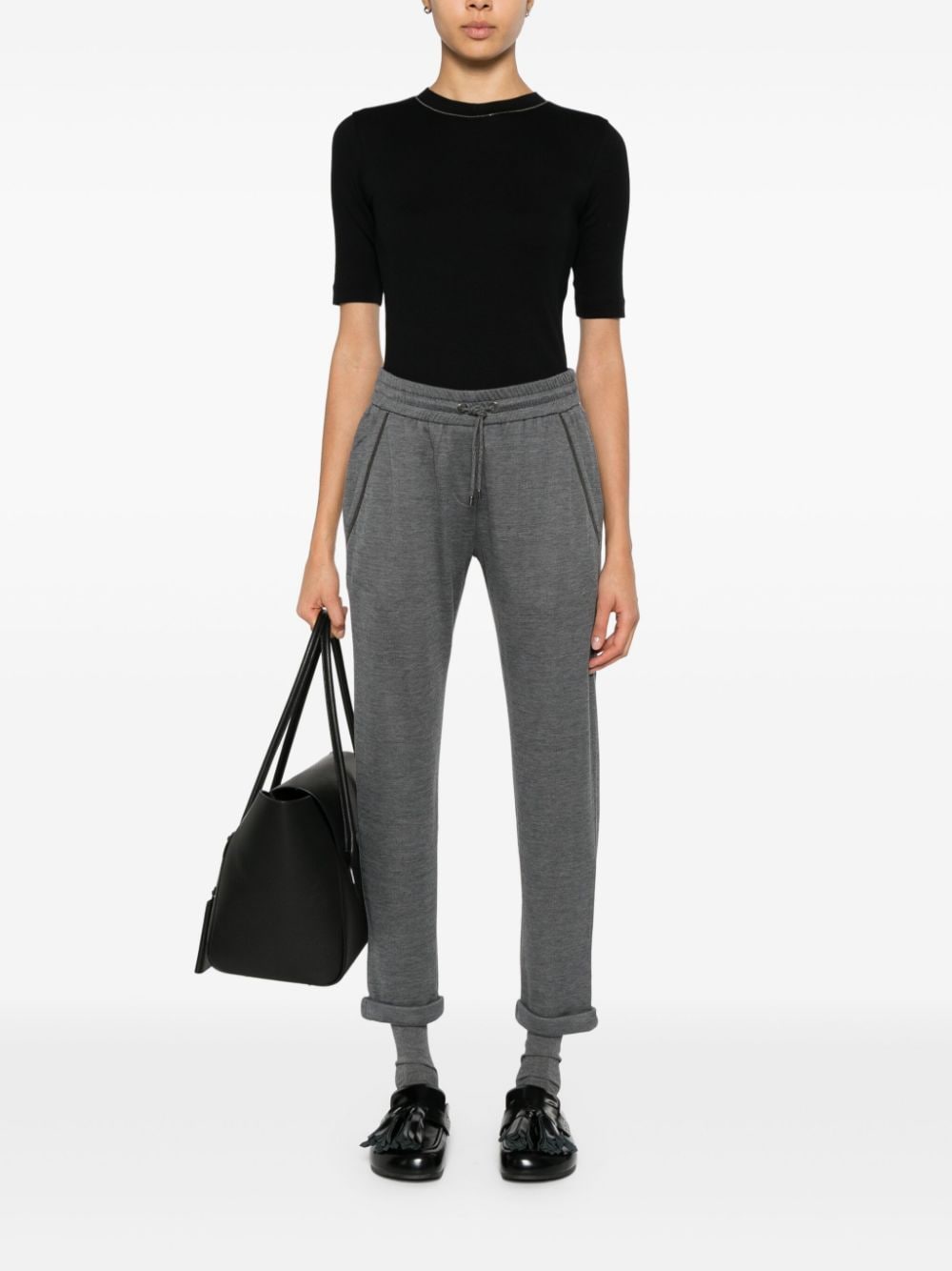 Brunello Cucinelli Trousers Grey Brunello Cucinelli