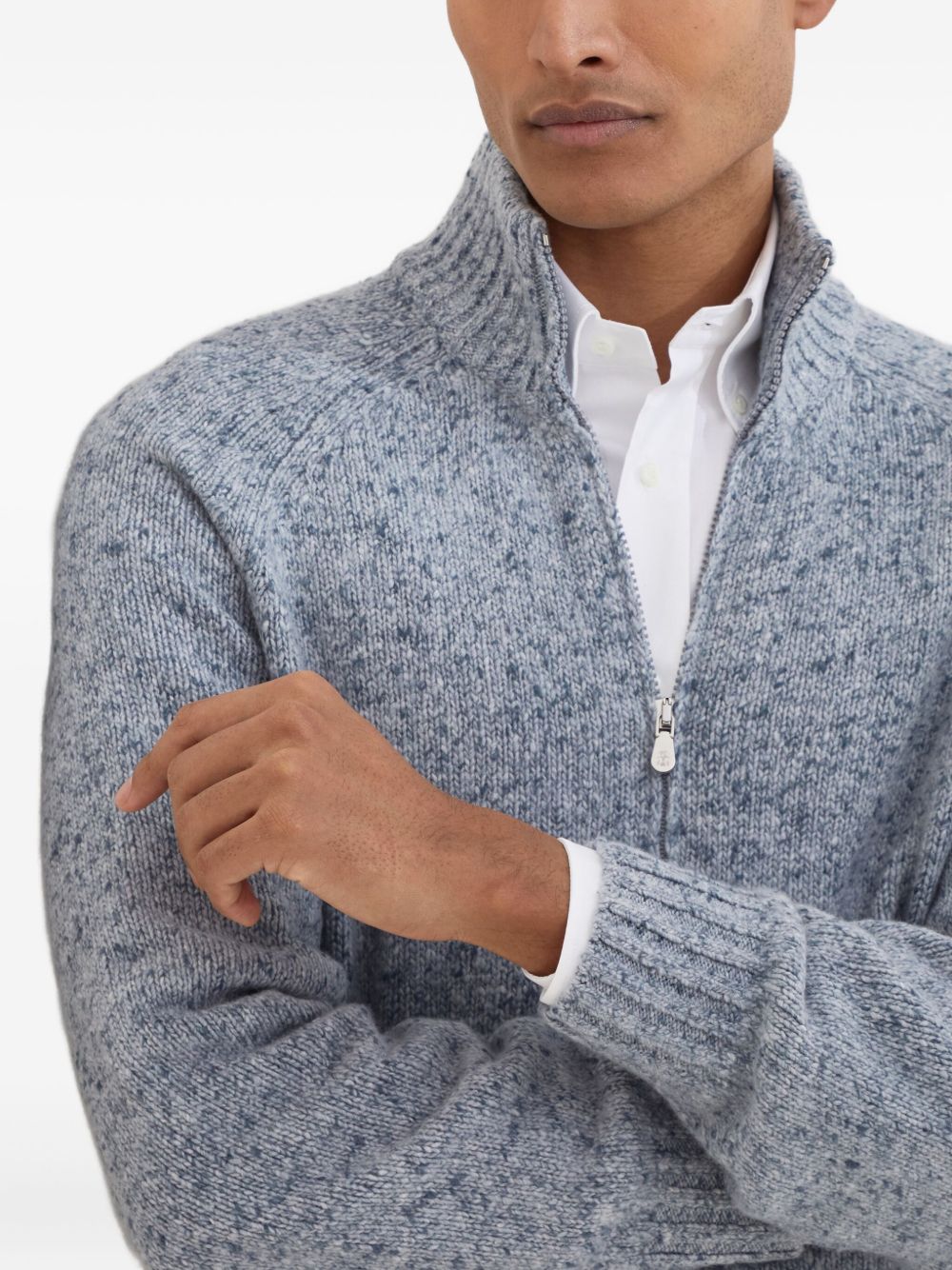 Brunello Cucinelli Sweaters Clear Blue Brunello Cucinelli
