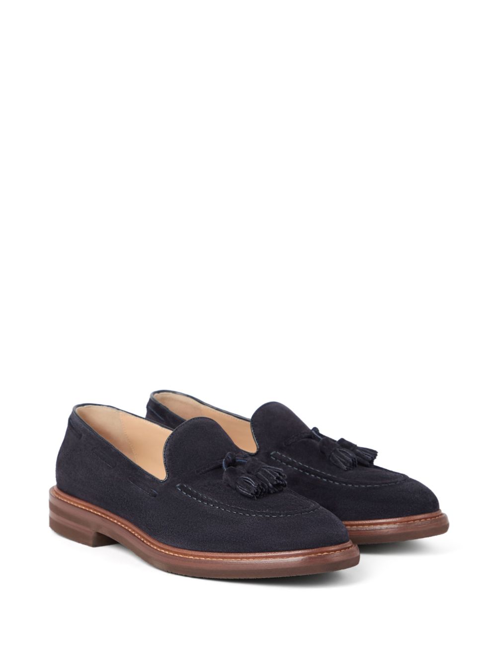 Brunello Cucinelli Flat shoes Blue Brunello Cucinelli