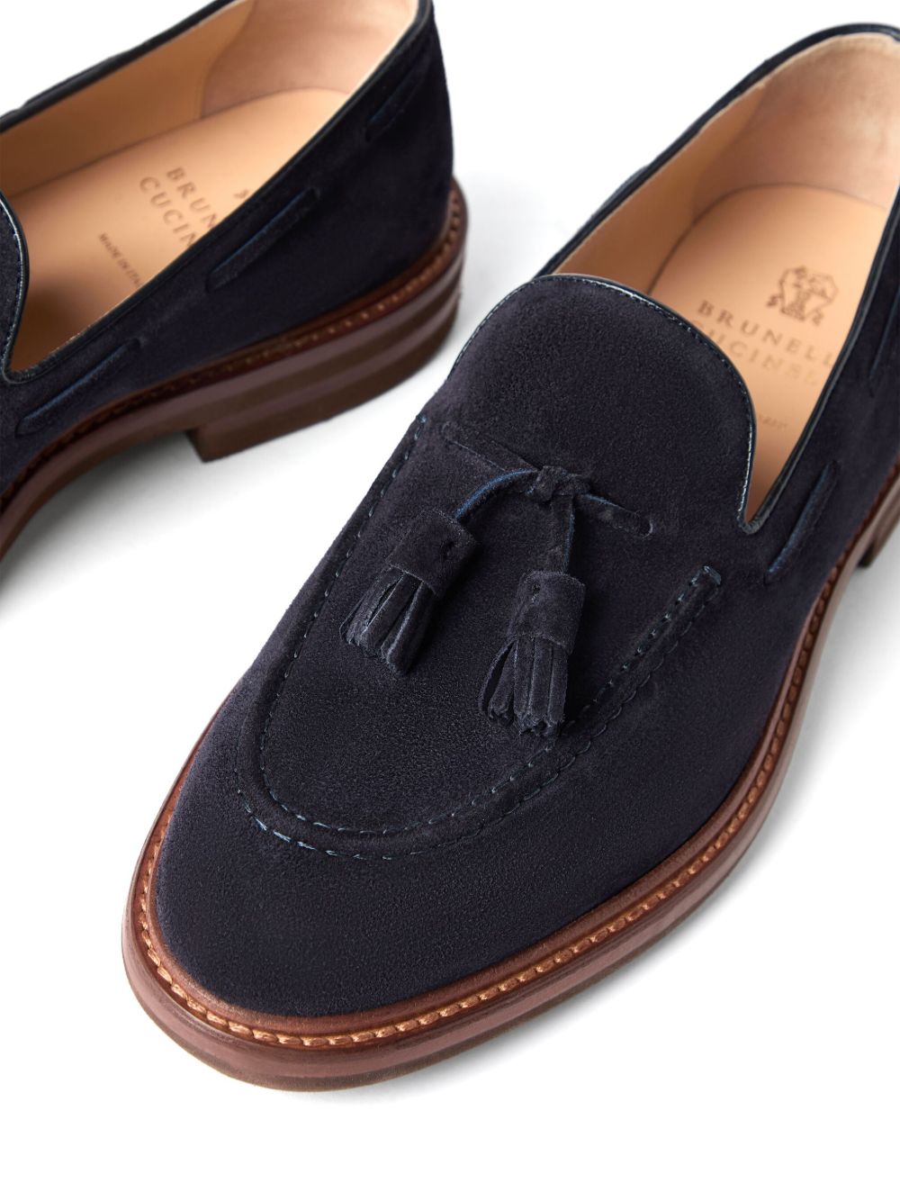 Brunello Cucinelli Flat shoes Blue Brunello Cucinelli