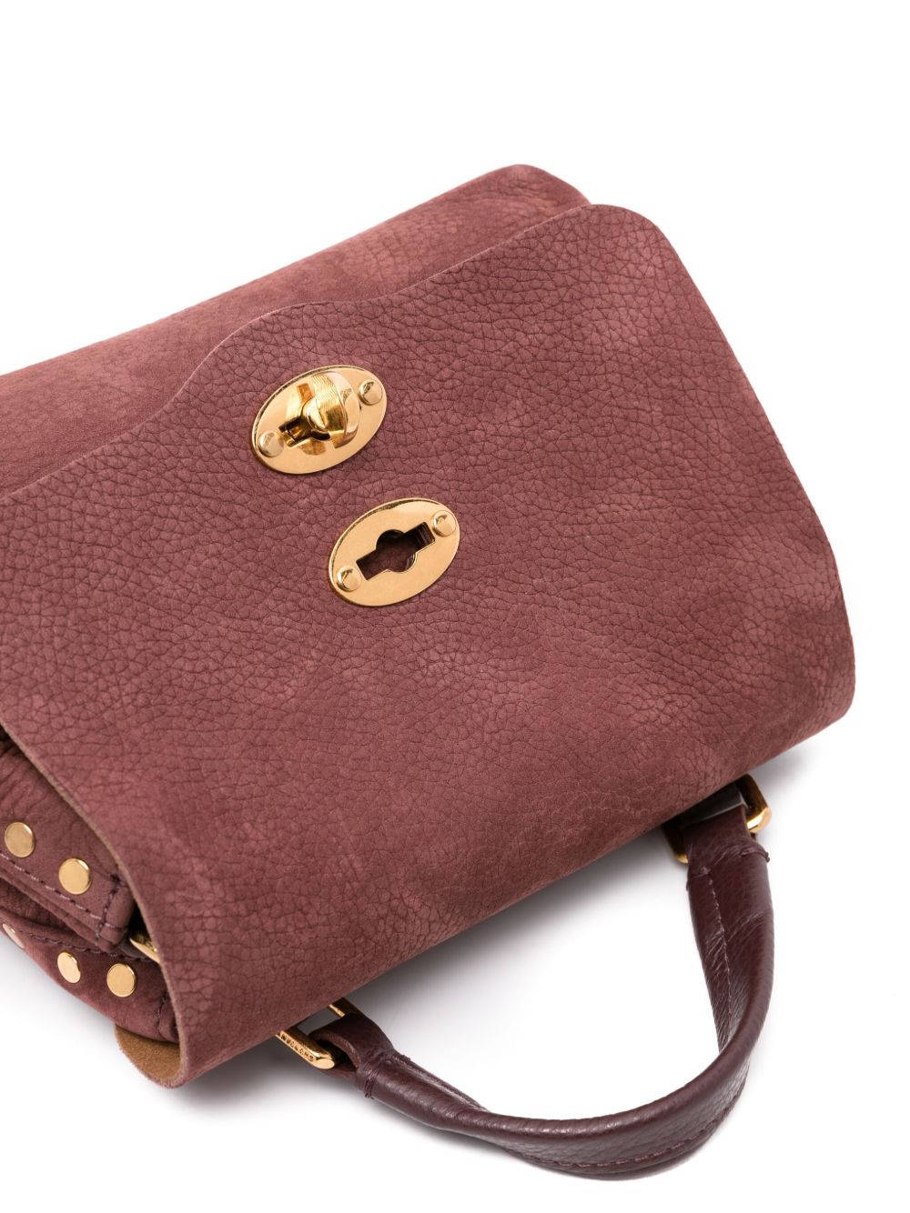 Zanellato Postina Baby bag in red barbera nubuck leather Zanellato