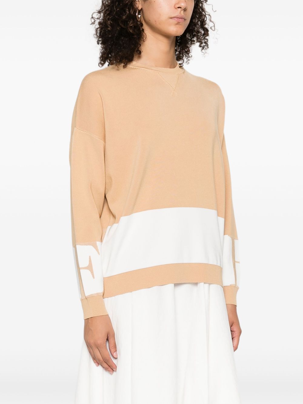 Elisabetta Franchi Sweaters Beige Elisabetta Franchi