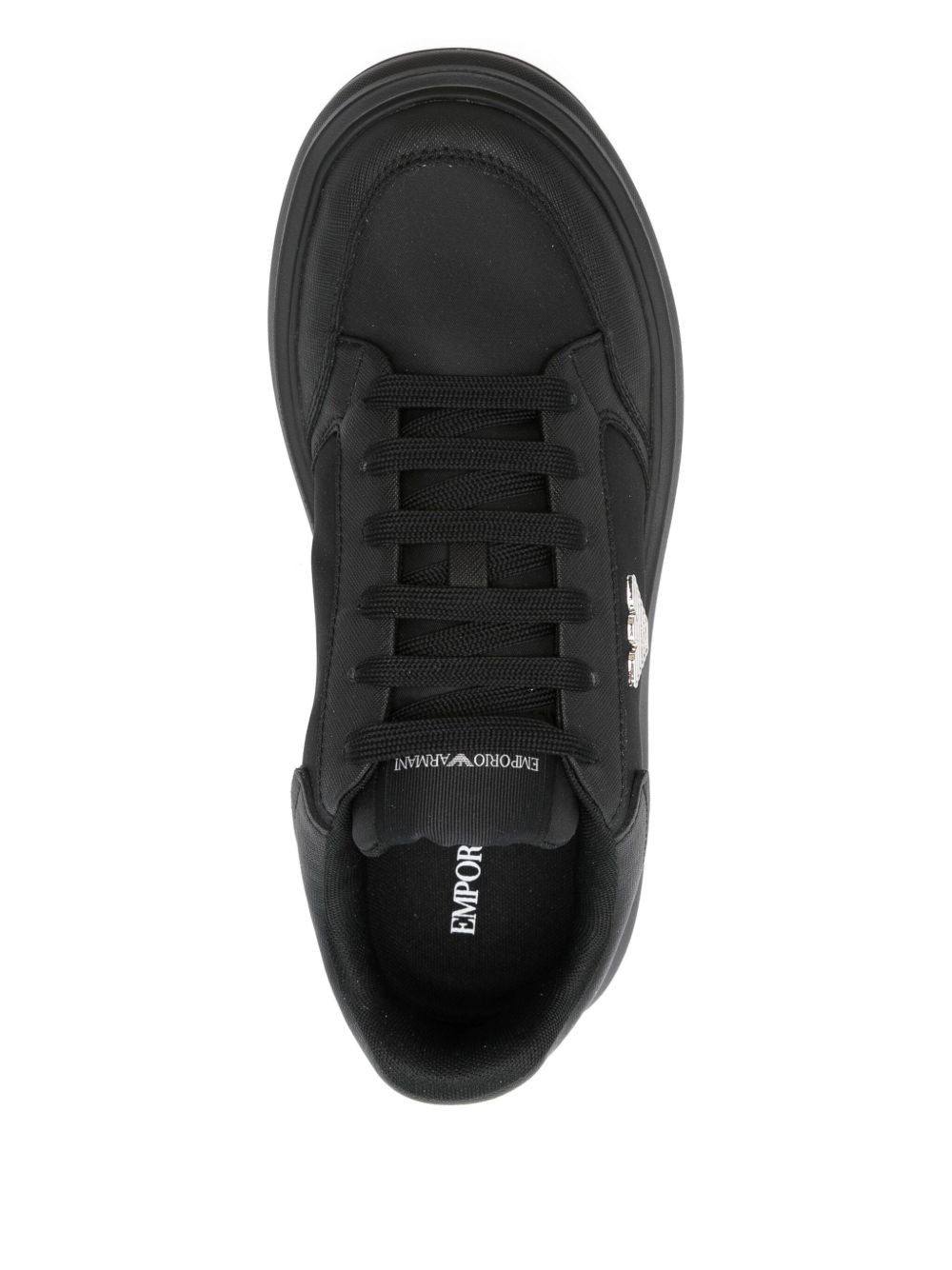 EMPORIO ARMANI EXCLUSIVE Panelled lace-up sneakers EMPORIO ARMANI EXCLUSIVE