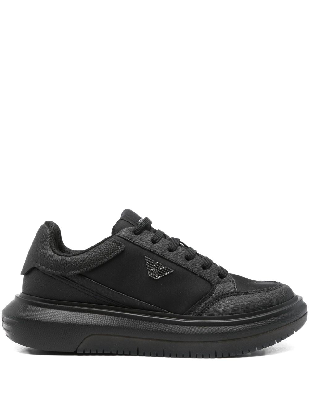 EMPORIO ARMANI EXCLUSIVE Panelled lace-up sneakers EMPORIO ARMANI EXCLUSIVE