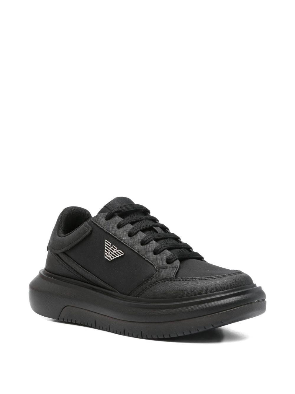 EMPORIO ARMANI EXCLUSIVE Panelled lace-up sneakers EMPORIO ARMANI EXCLUSIVE