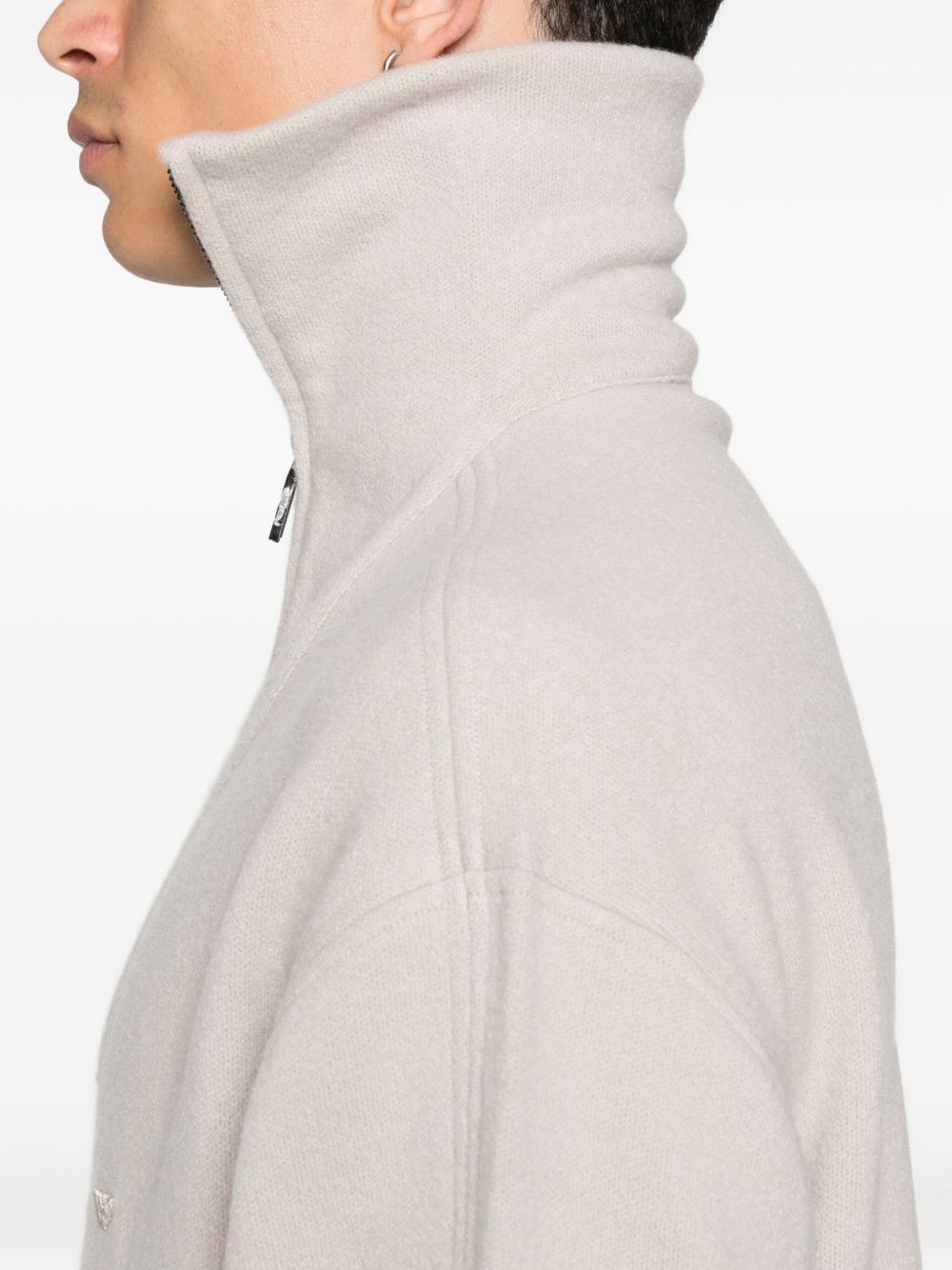 Emporio Armani Half-zip wool sweater Emporio Armani