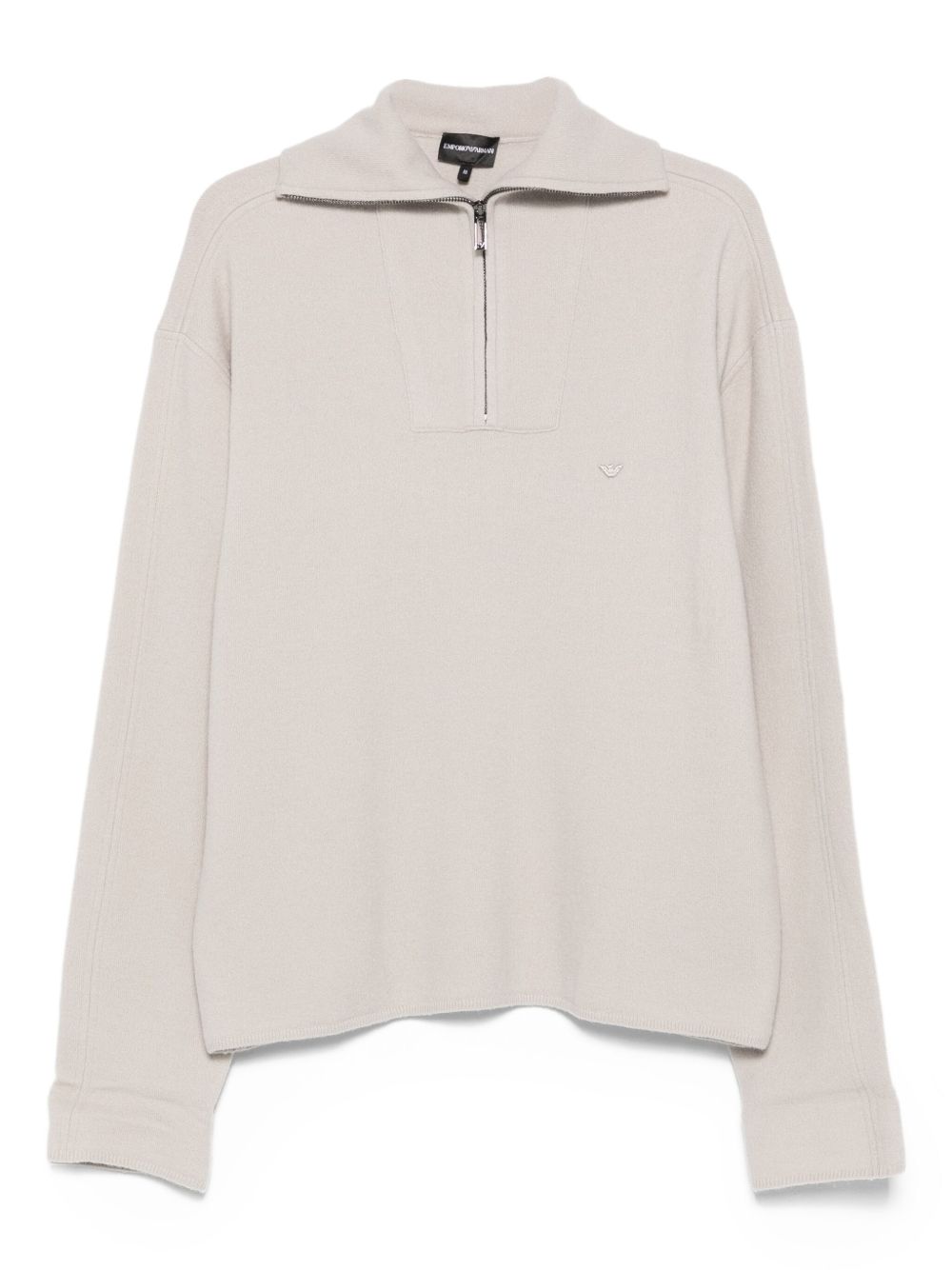 Emporio Armani Half-zip wool sweater Emporio Armani