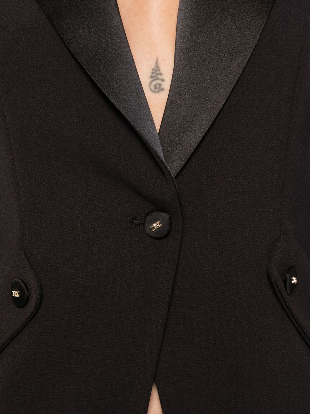 Elisabetta Franchi Jackets Black Elisabetta Franchi
