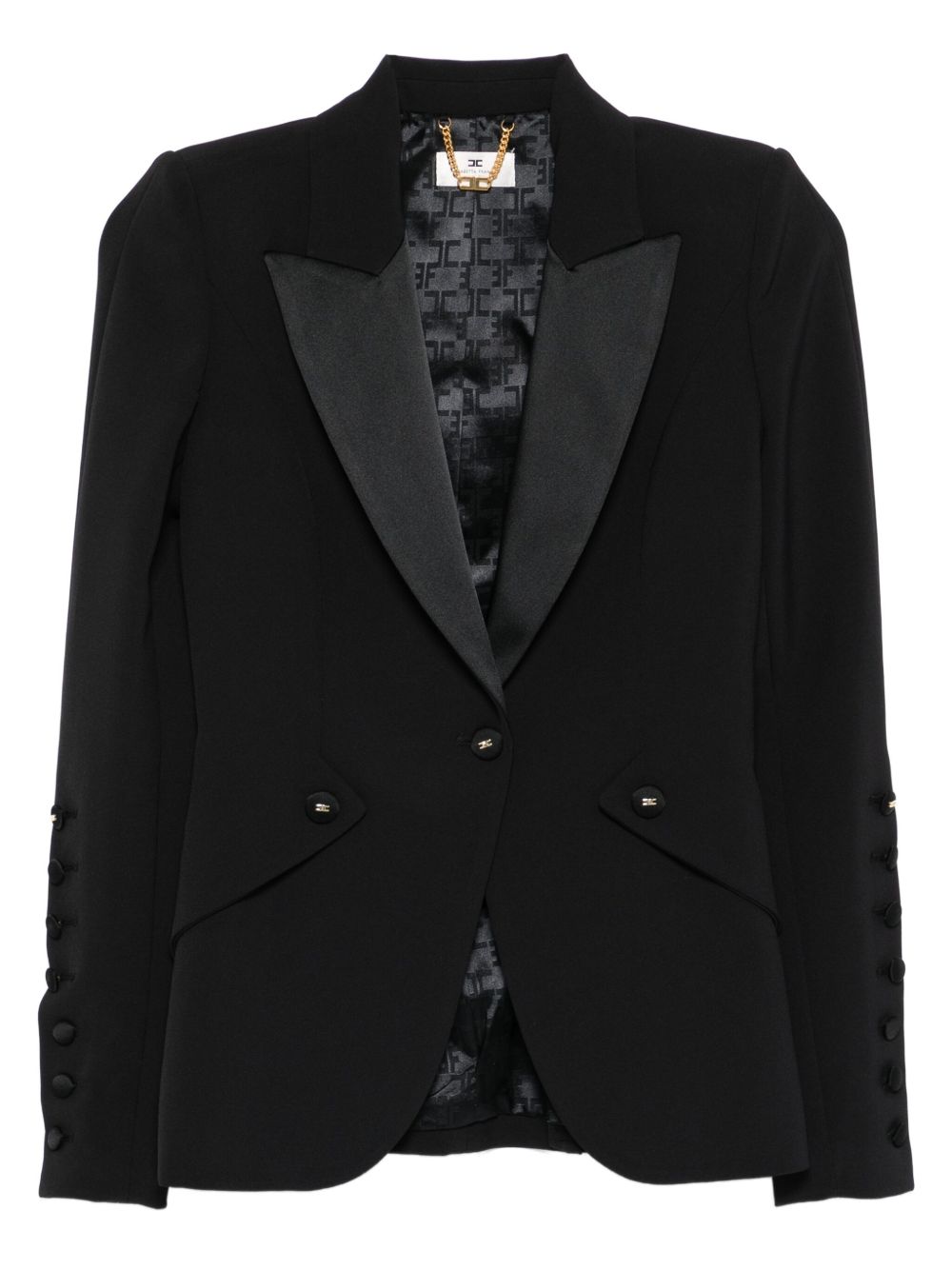 Elisabetta Franchi Jackets Black Elisabetta Franchi