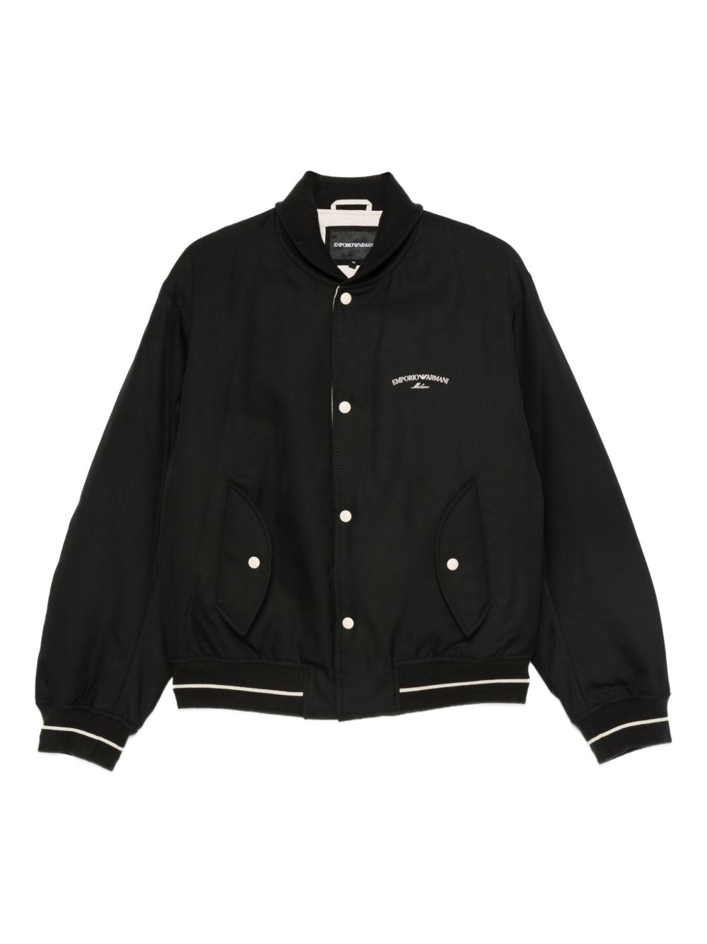 Emporio Armani Logo-embroidered bomber jacket Emporio Armani