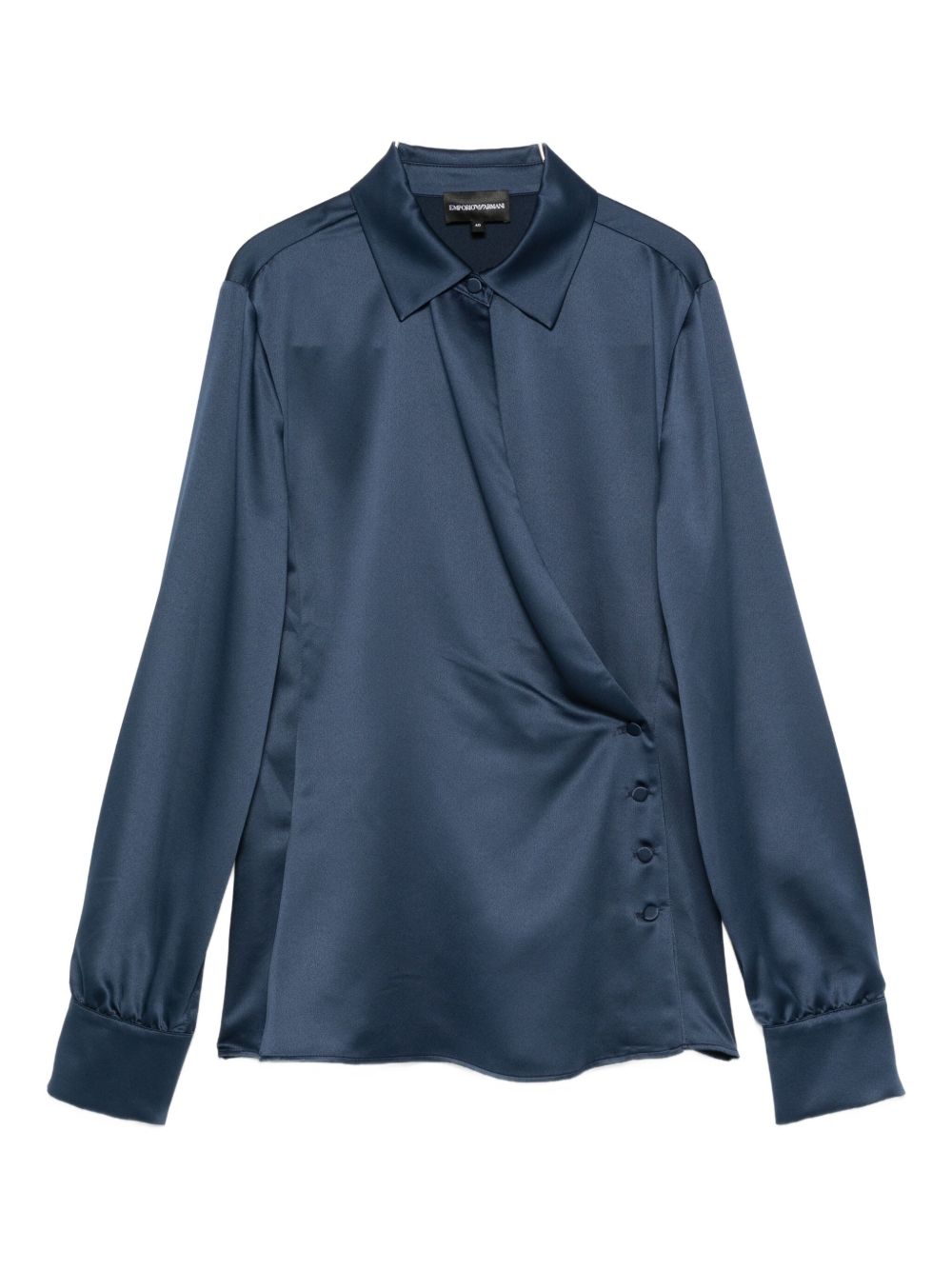 Emporio Armani Satin wrap blouse Emporio Armani