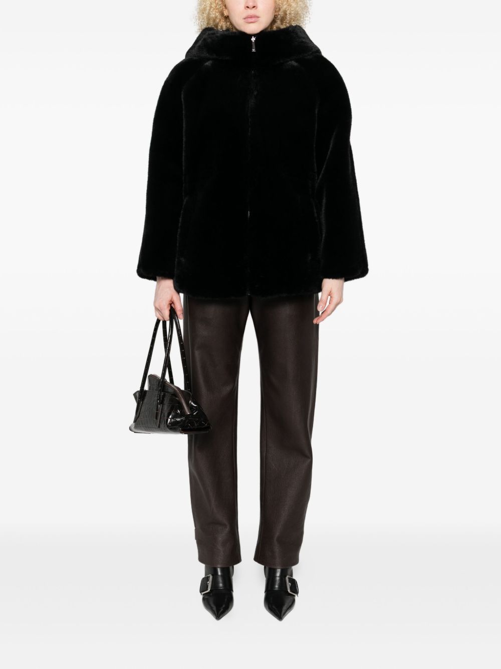 Emporio Armani Hooded zip-front jacket Emporio Armani