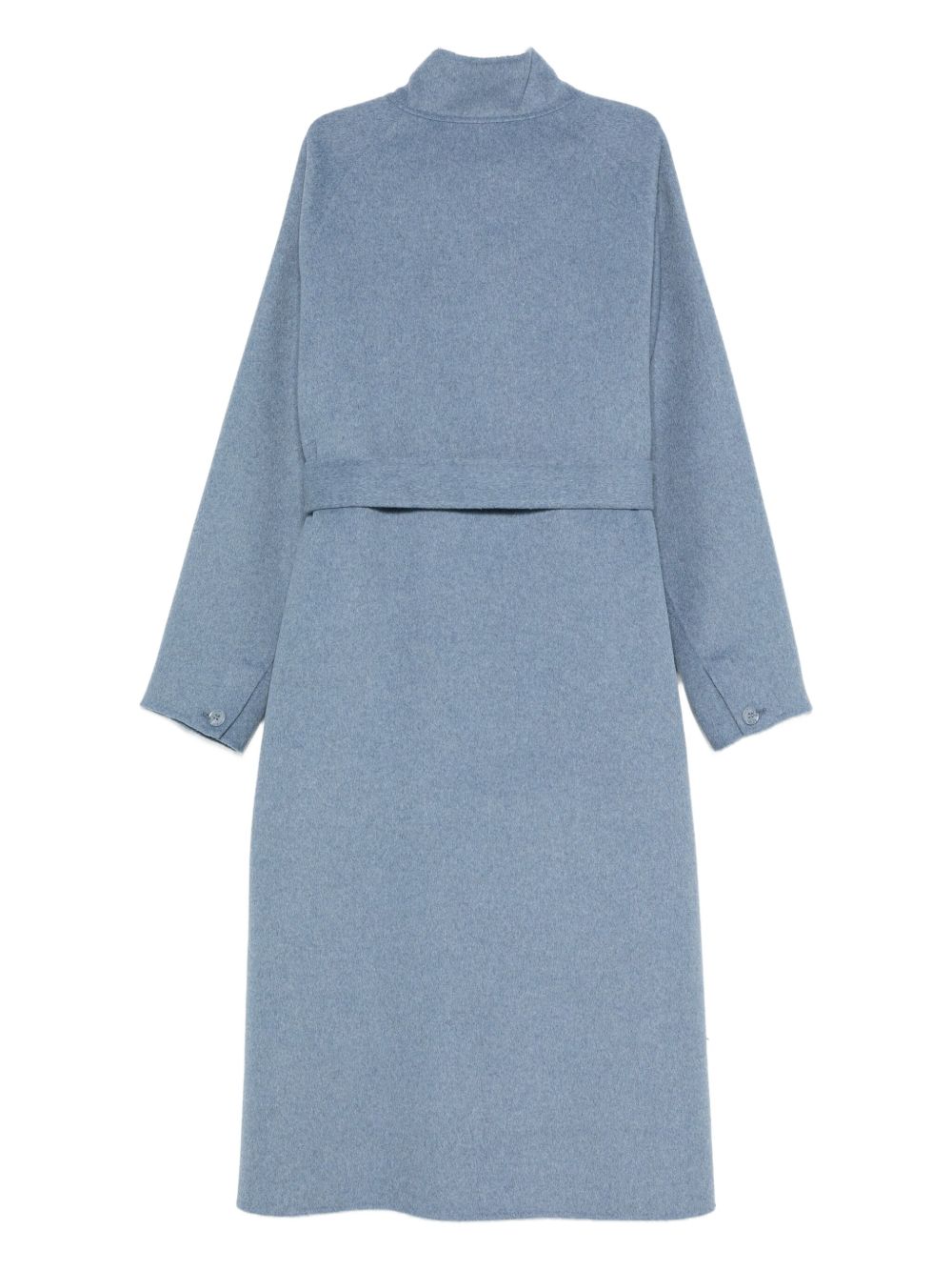 Emporio Armani Belted stand-collar coat Emporio Armani