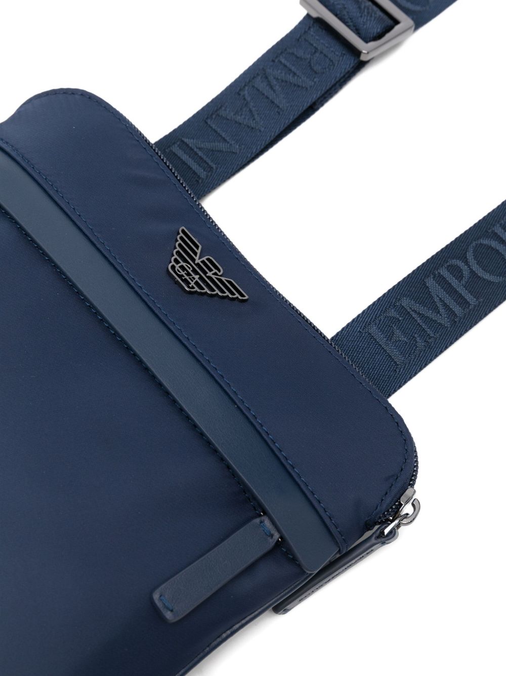 Emporio Armani ASV recycled-nylon flat shoulder bag Emporio Armani