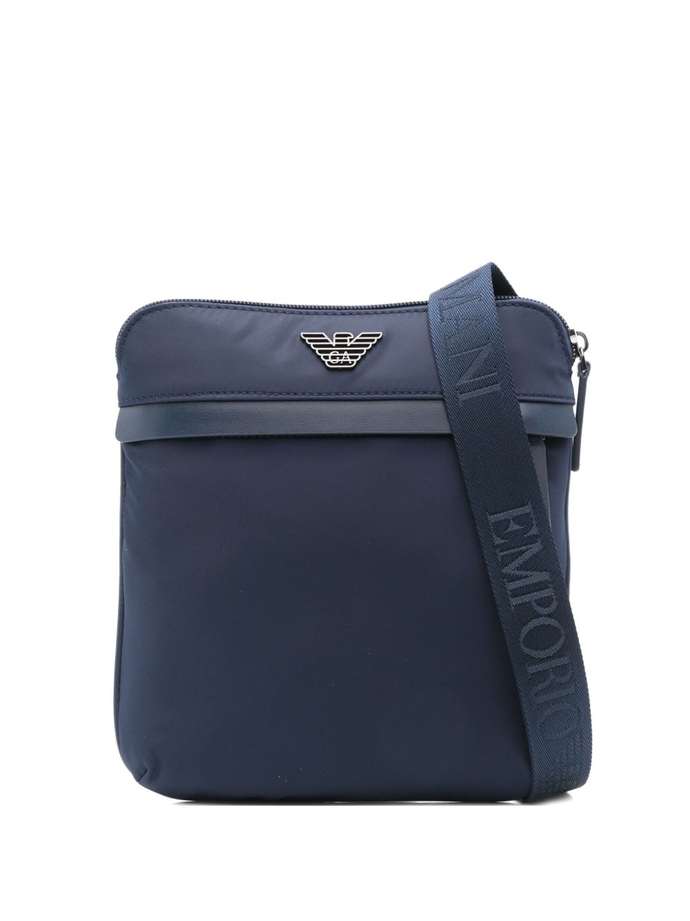 Emporio Armani ASV recycled-nylon flat shoulder bag Emporio Armani