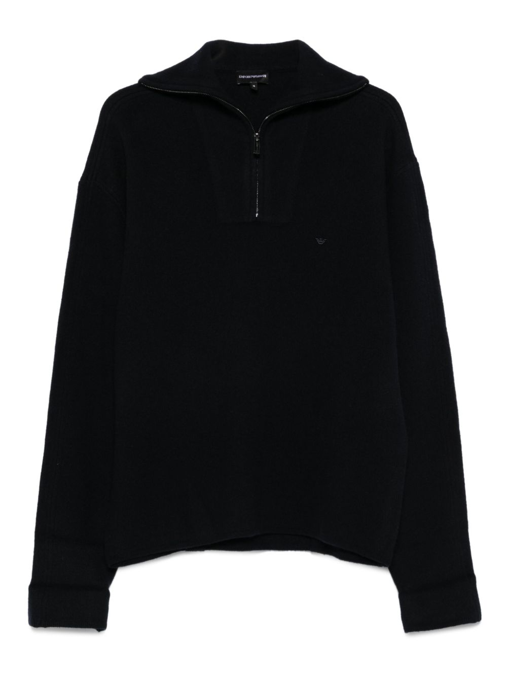 Emporio Armani Half-zip wool sweater Emporio Armani