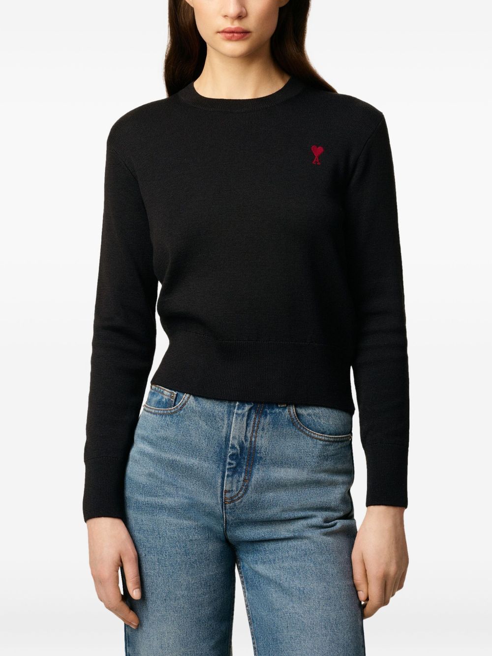 Ami Paris Sweaters Black Ami Paris
