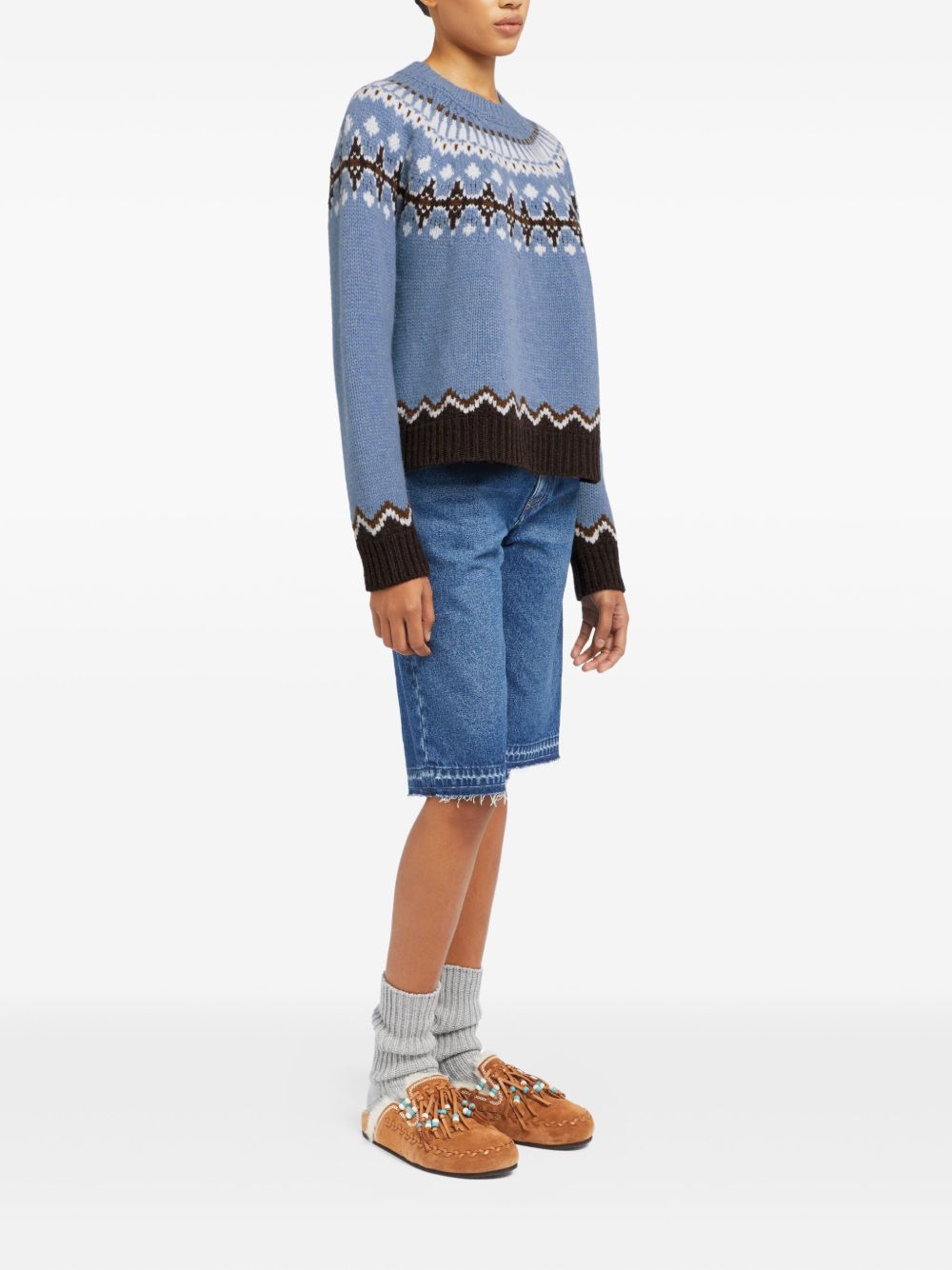 Alanui Sweaters Clear Blue Alanui