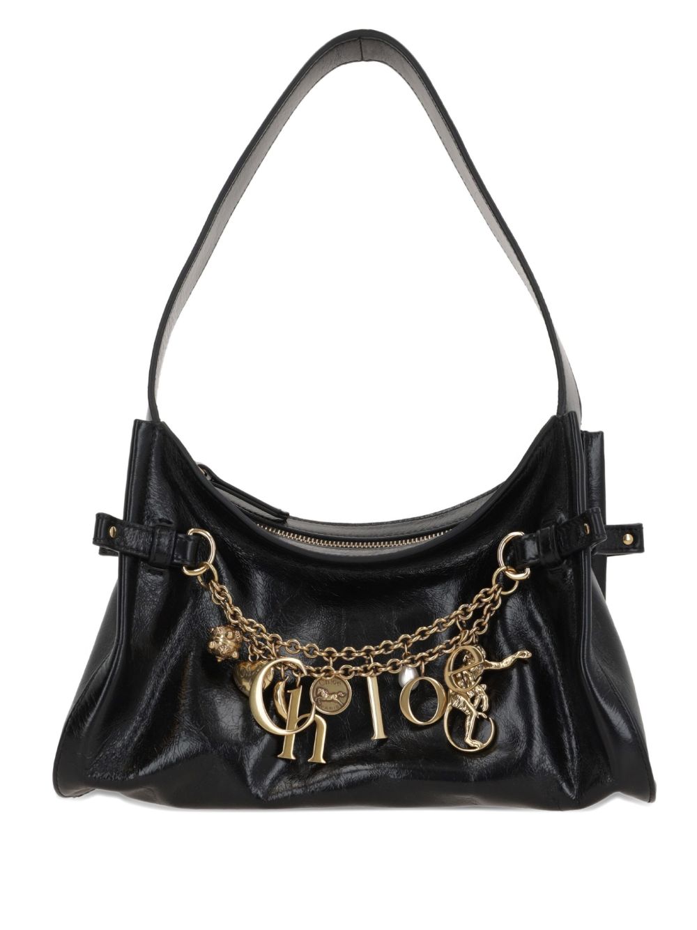 Chloé Charms hobo bag in shiny leather Chloé