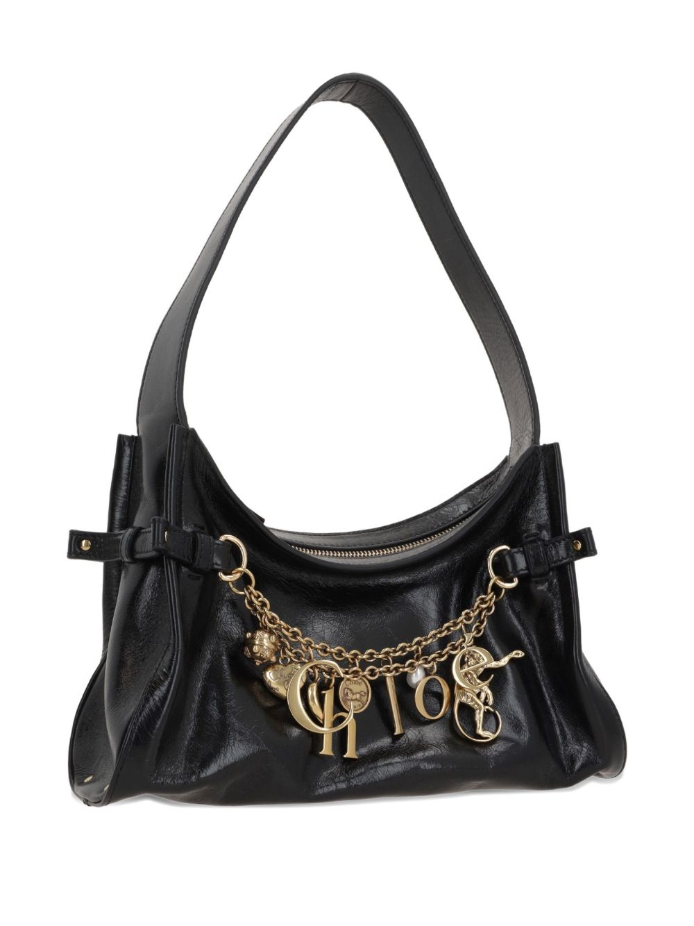 Chloé Charms hobo bag in shiny leather Chloé