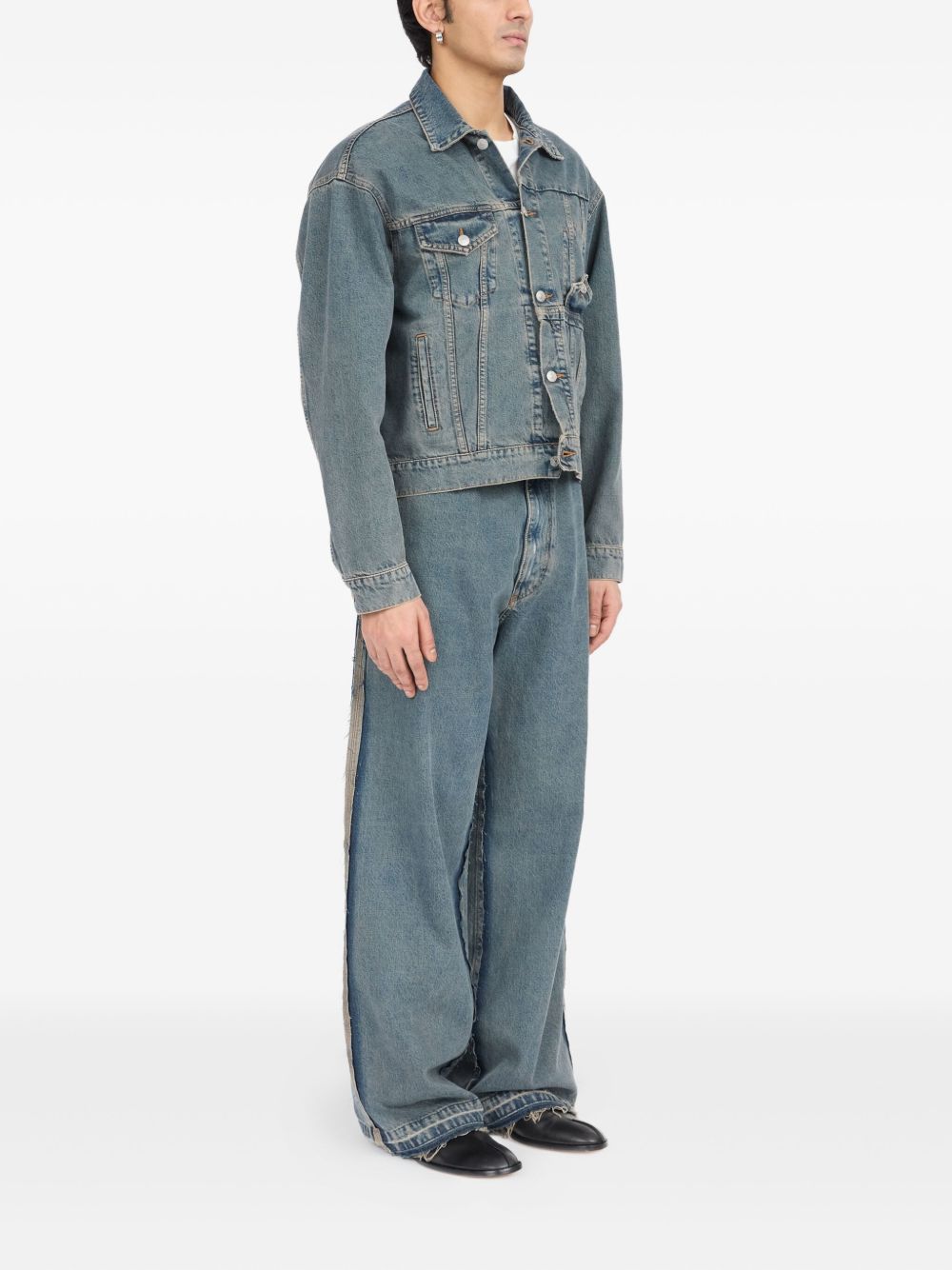 MM6 Maison Margiela Coats Clear Blue MM6 Maison Margiela