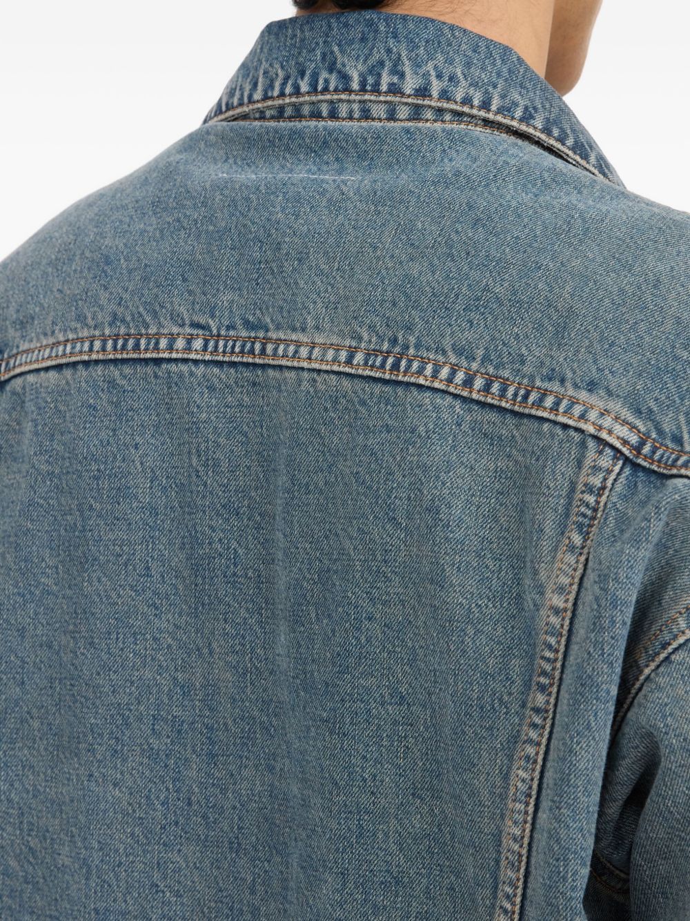 MM6 Maison Margiela Coats Clear Blue MM6 Maison Margiela