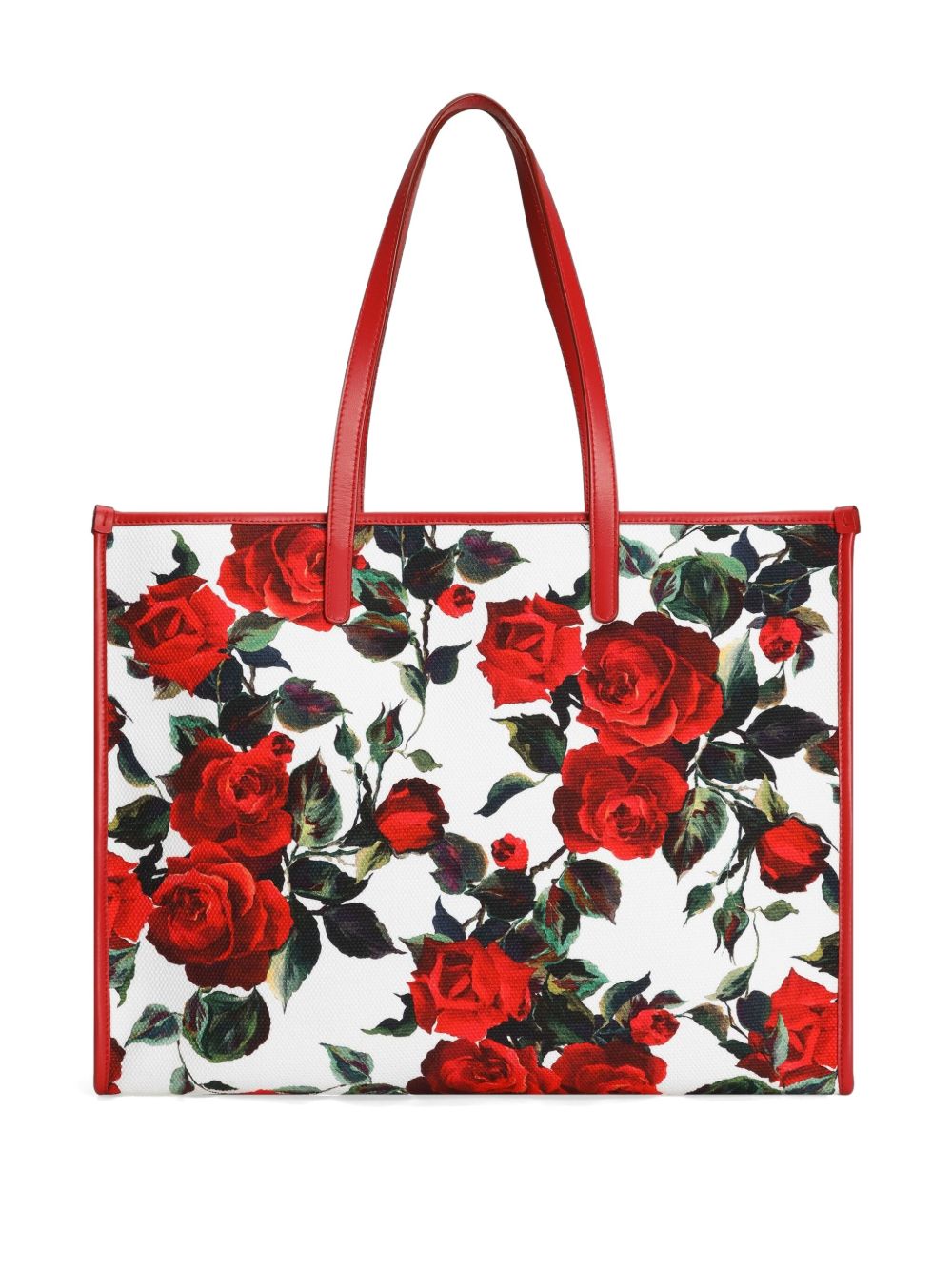 Dolce & Gabbana Large rose-print shoulder bag Dolce & Gabbana