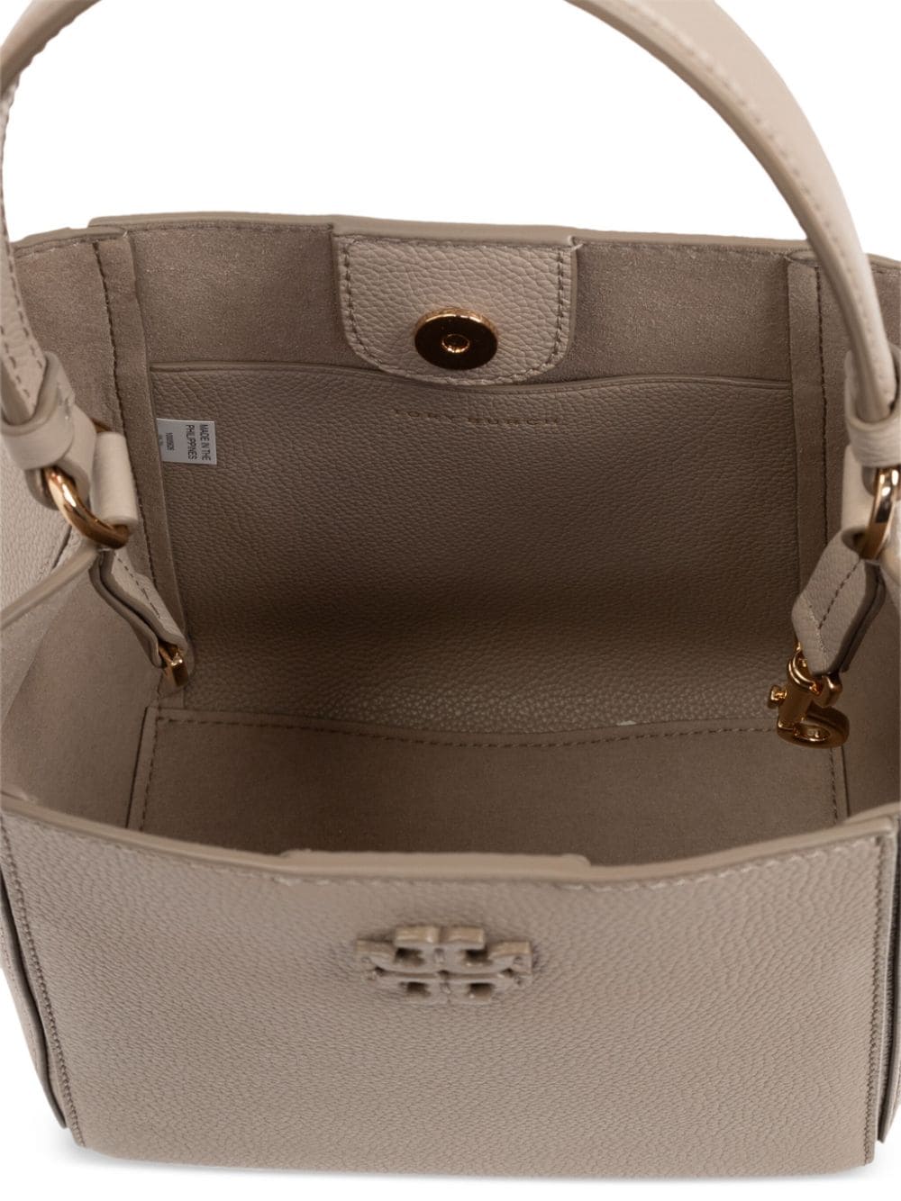 Tory Burch Mcgraw small leather bucket bag Tory Burch