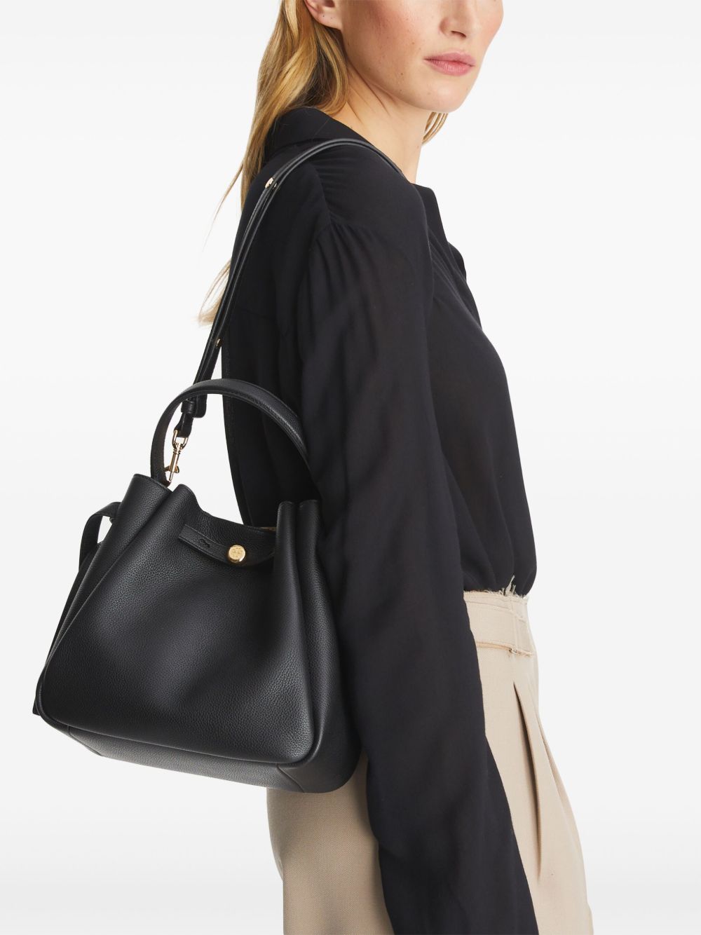 Tory Burch Romy pebbled bucket bag Tory Burch