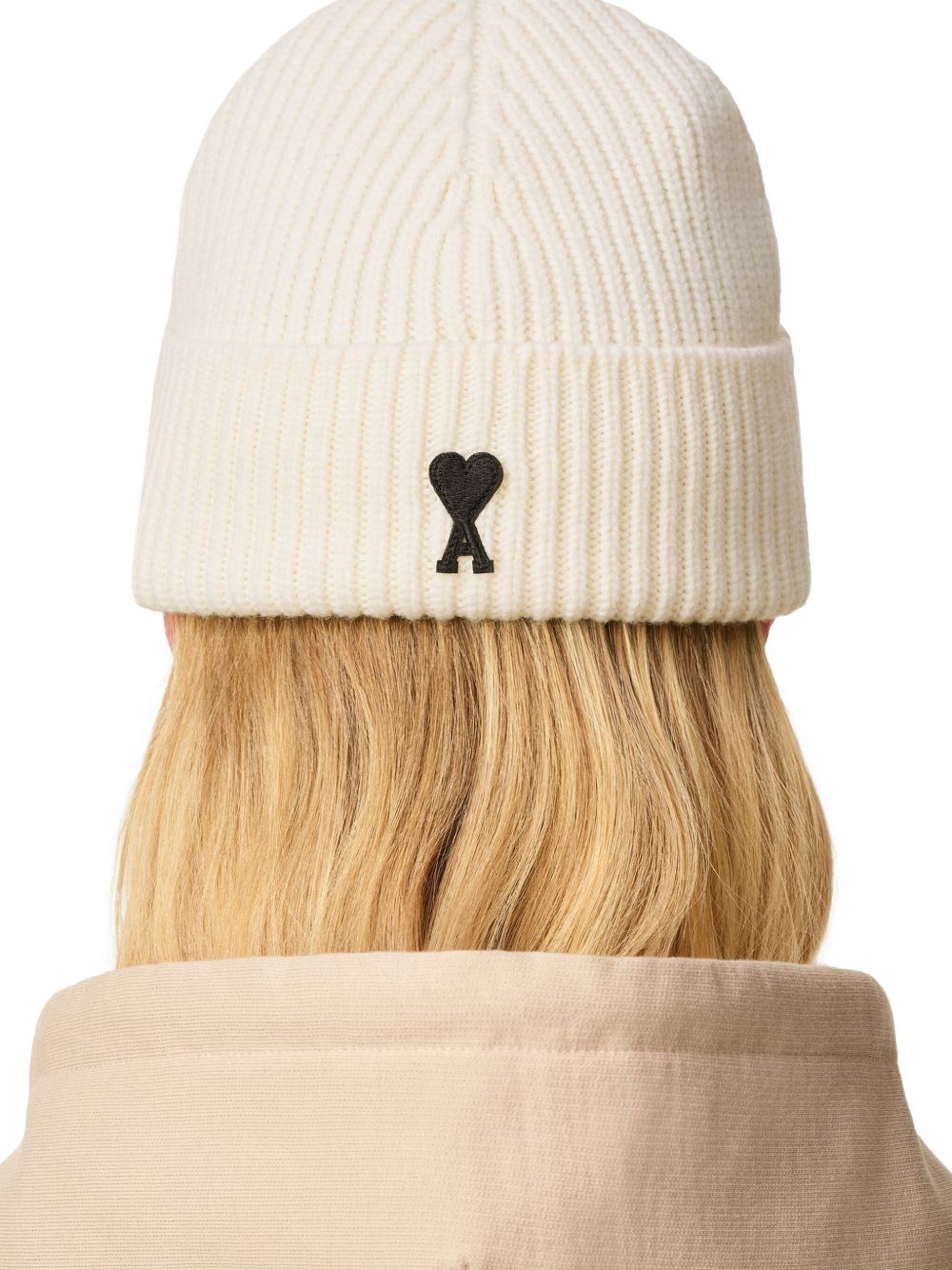 Ami Paris Ami De Coeur wool beanie Ami Paris