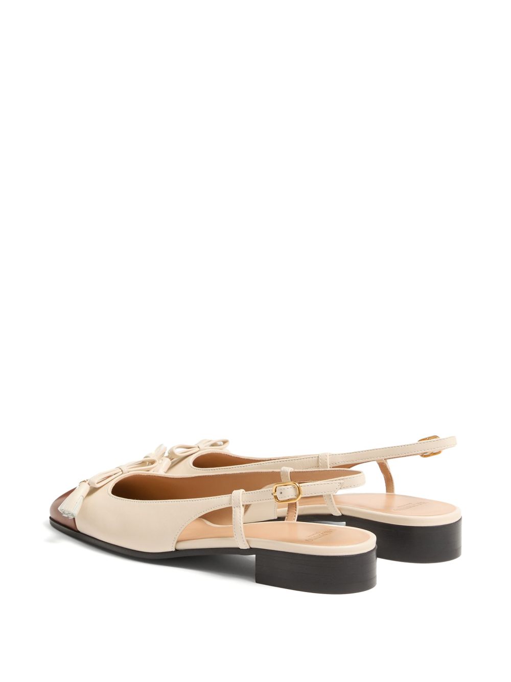 Valentino Garavani Du Roi leather ballet flats Valentino Garavani