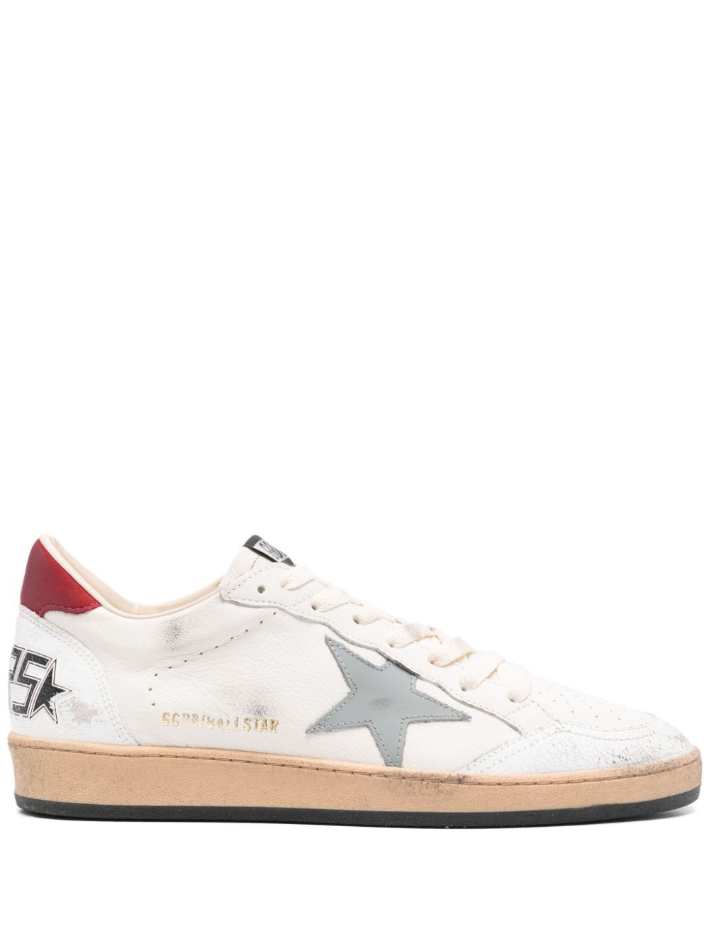 Golden Goose Ball Star LTD in nappa with laminated leather star and suede heel tab Golden Goose