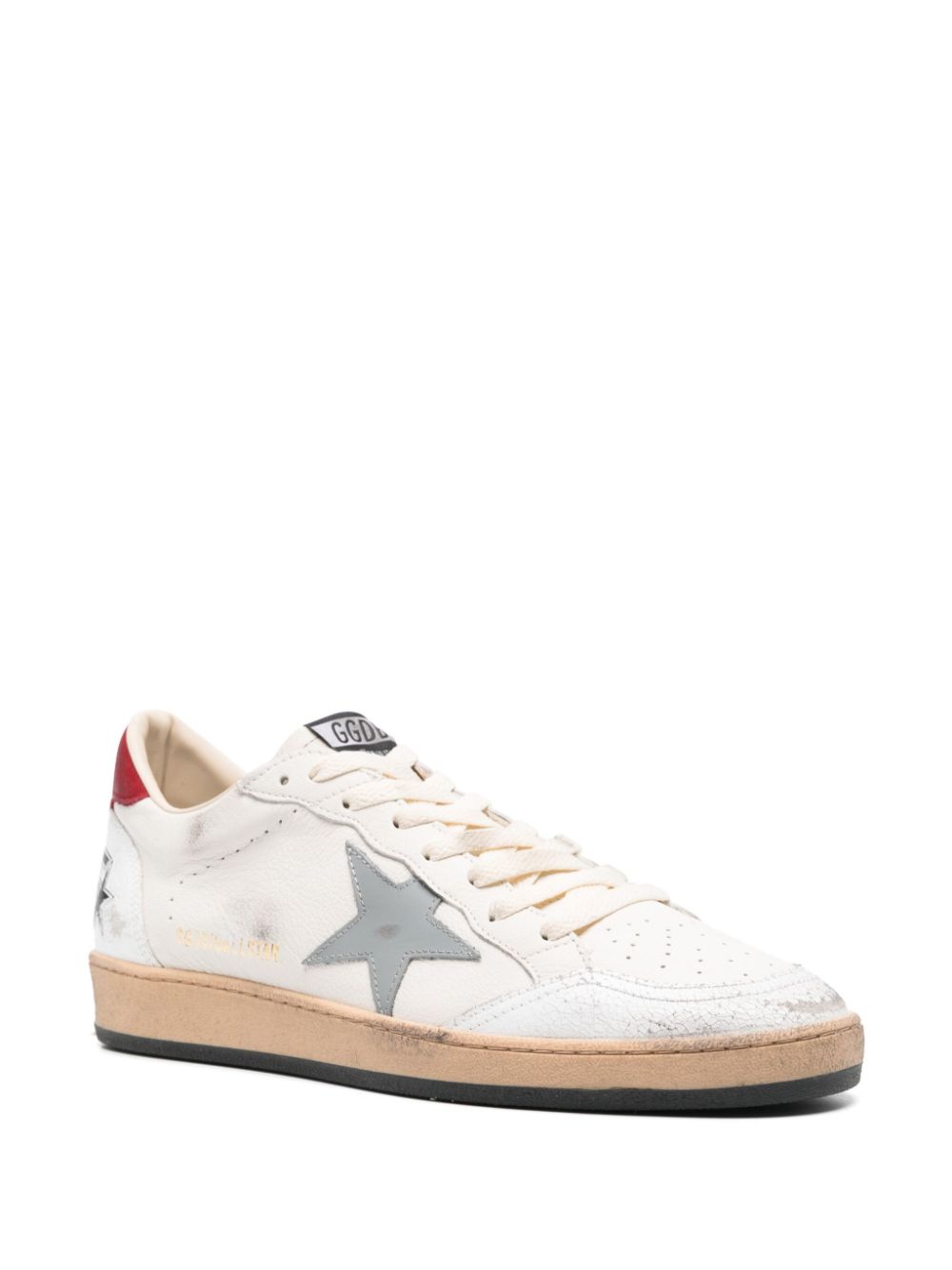 Golden Goose Ball Star LTD in nappa with laminated leather star and suede heel tab Golden Goose