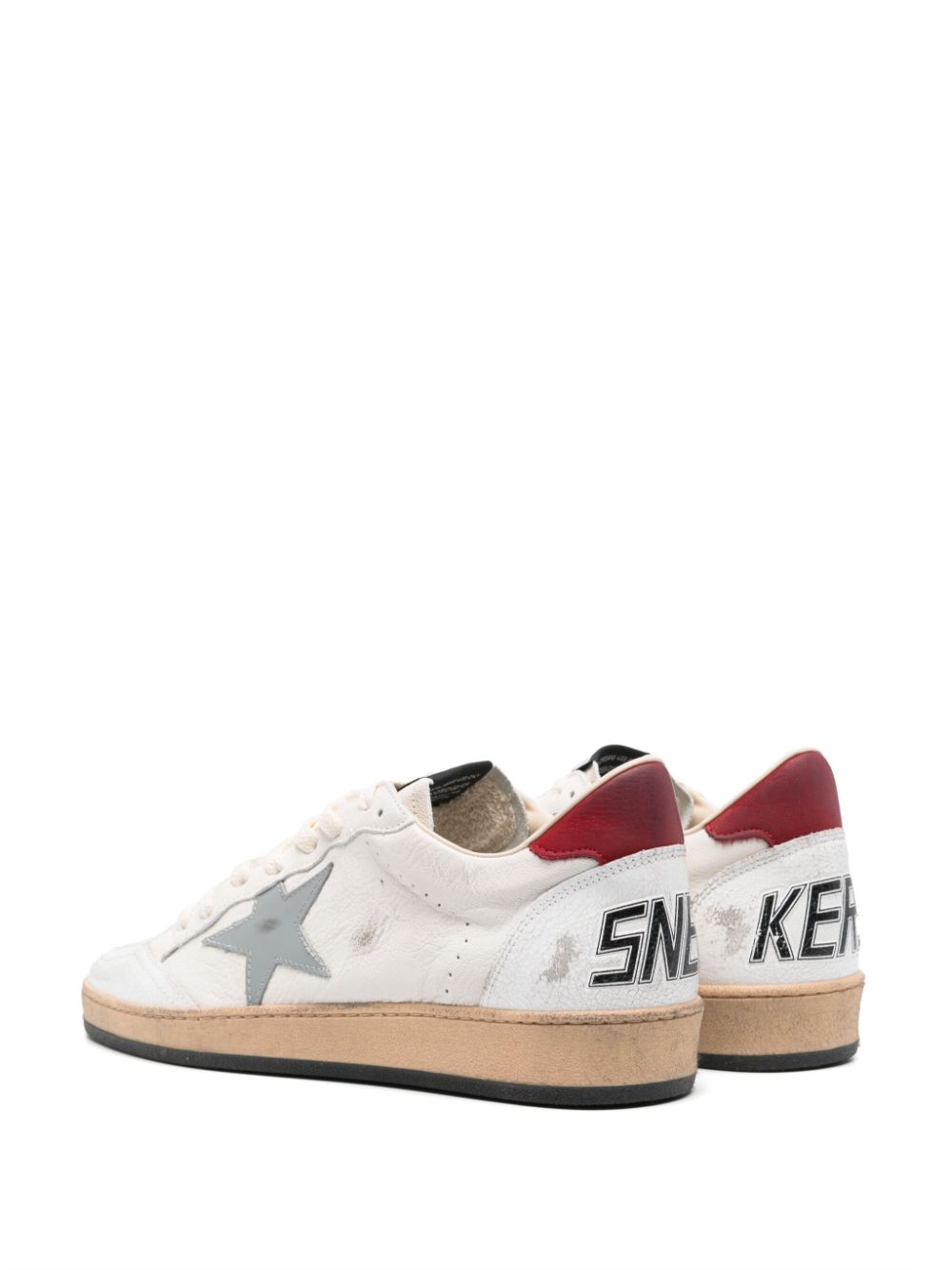 Golden Goose Ball Star LTD in nappa with laminated leather star and suede heel tab Golden Goose