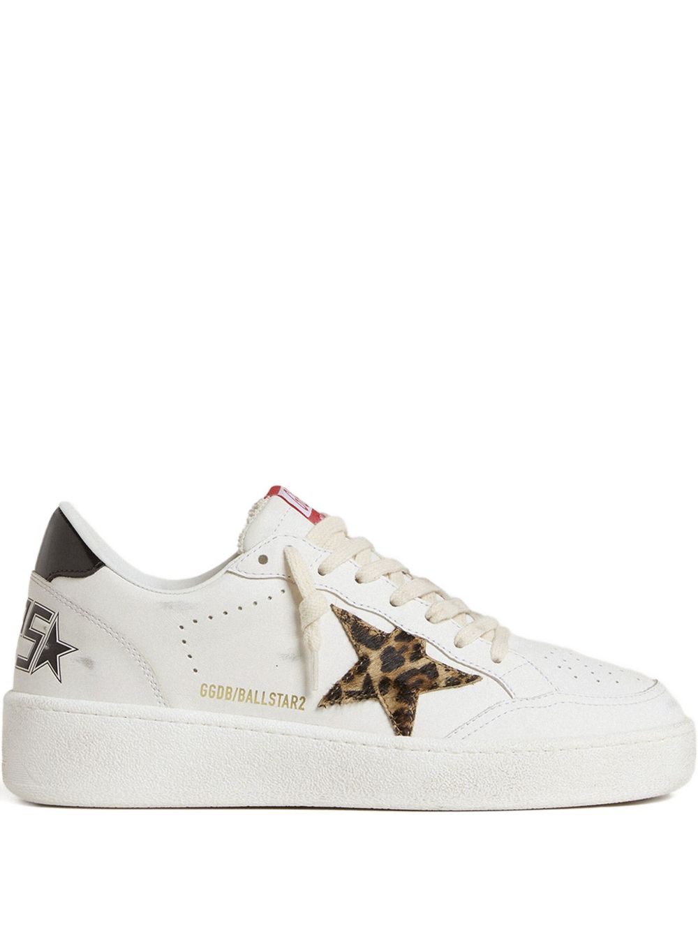 Golden Goose Ball Star with Leo pony skin star and black laminated leather heel tab Golden Goose