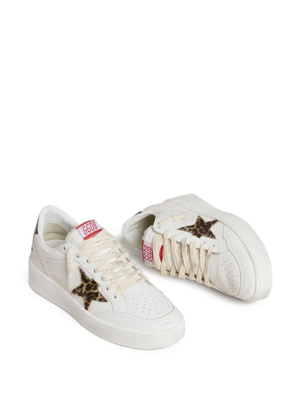 Golden Goose Ball Star with Leo pony skin star and black laminated leather heel tab Golden Goose