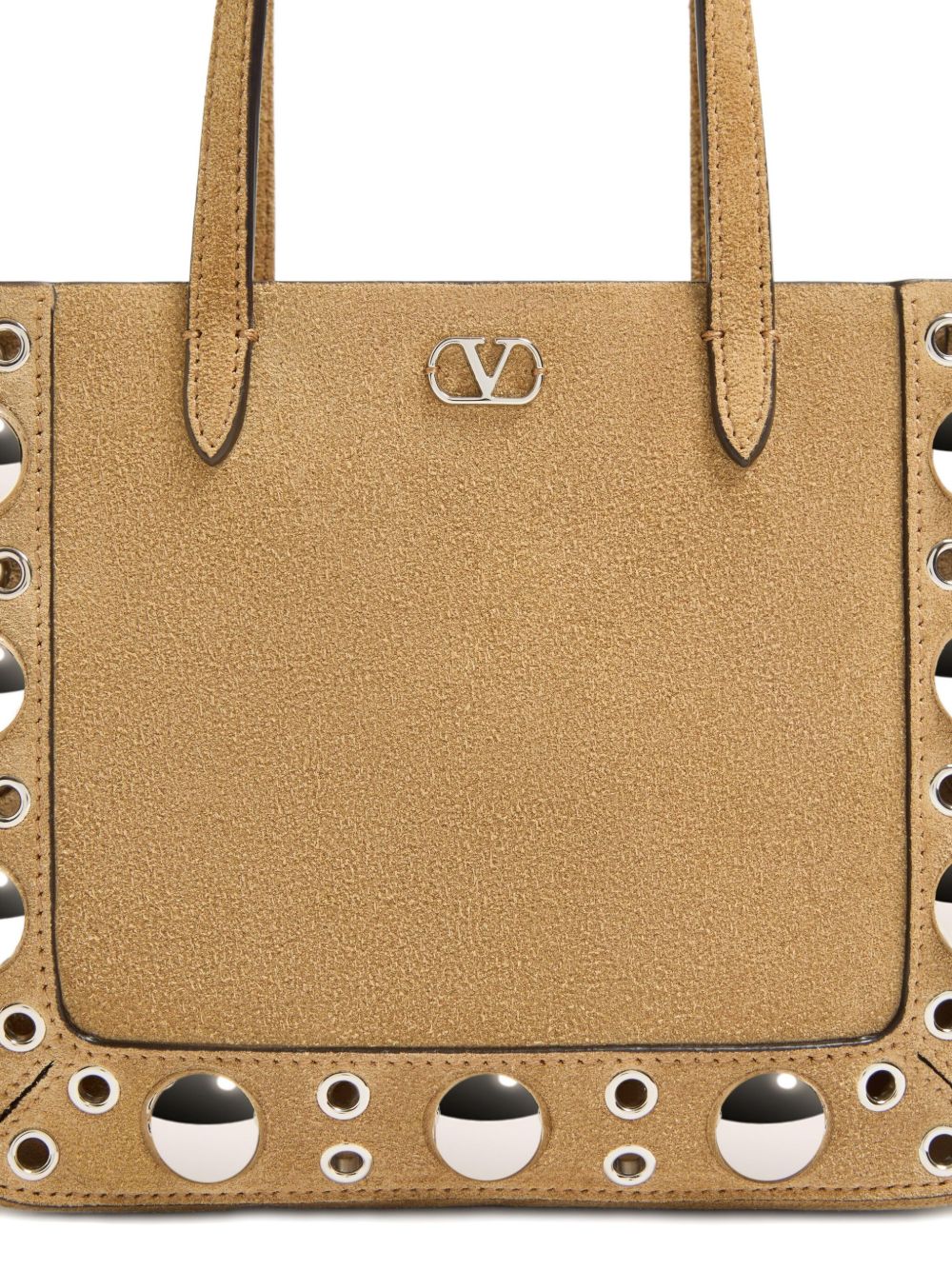 Valentino Garavani Nellcôte Mini Suede Shopping Bag Valentino Garavani