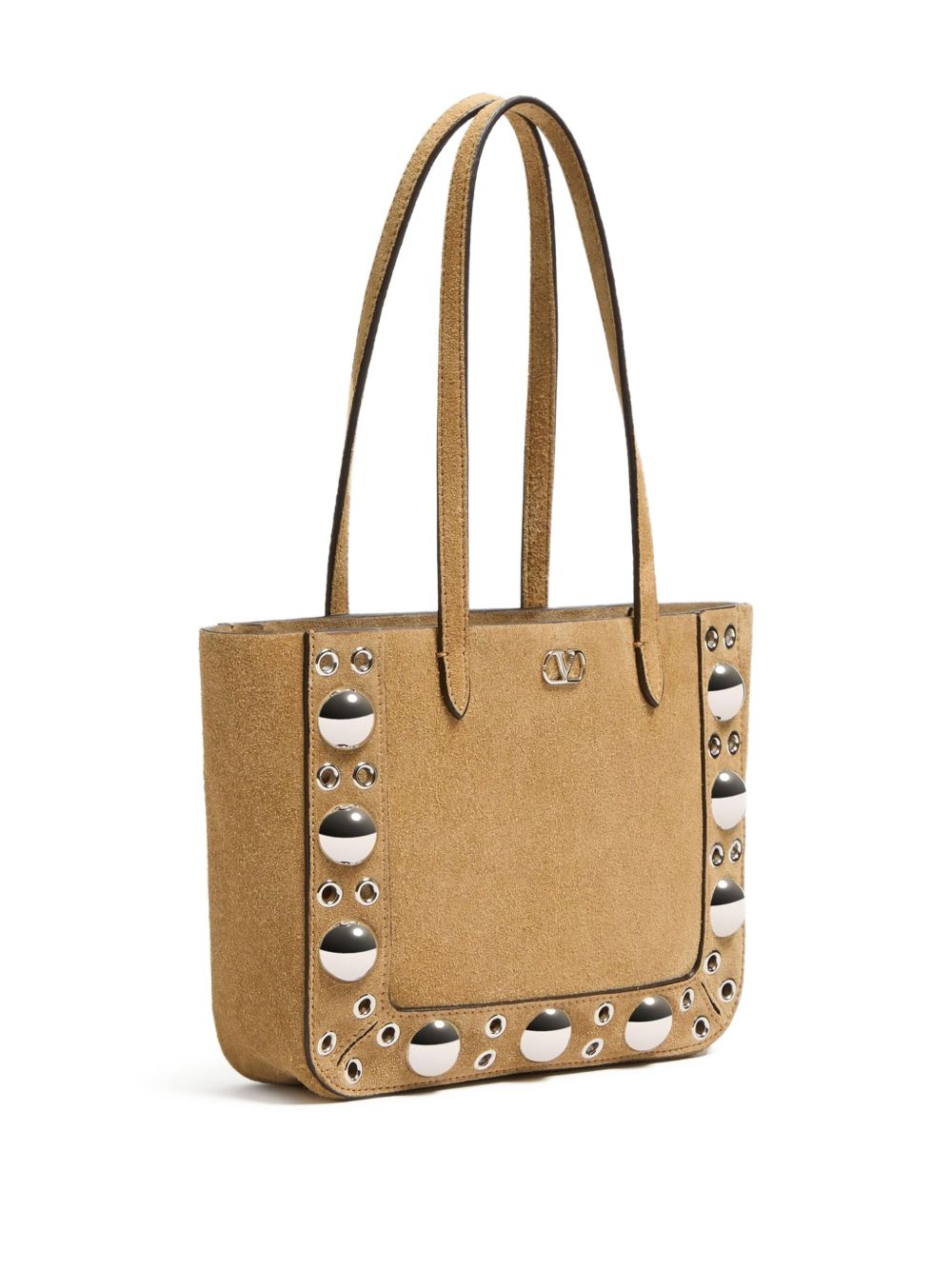 Valentino Garavani Nellcôte Mini Suede Shopping Bag Valentino Garavani
