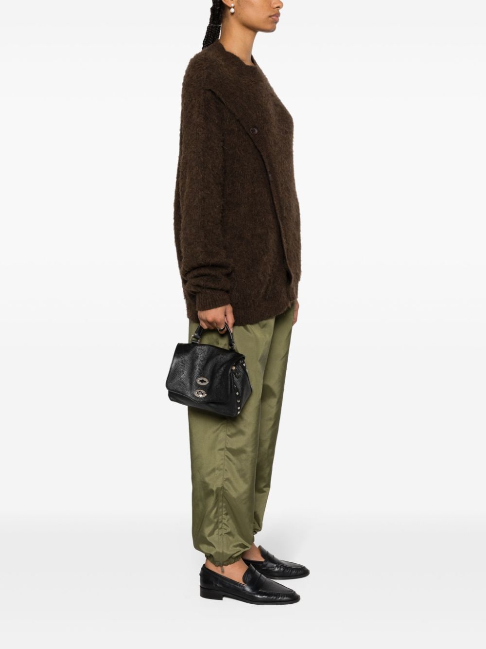 Zanellato Baby Postina Messenger Bag In Tumbled Leather Zanellato