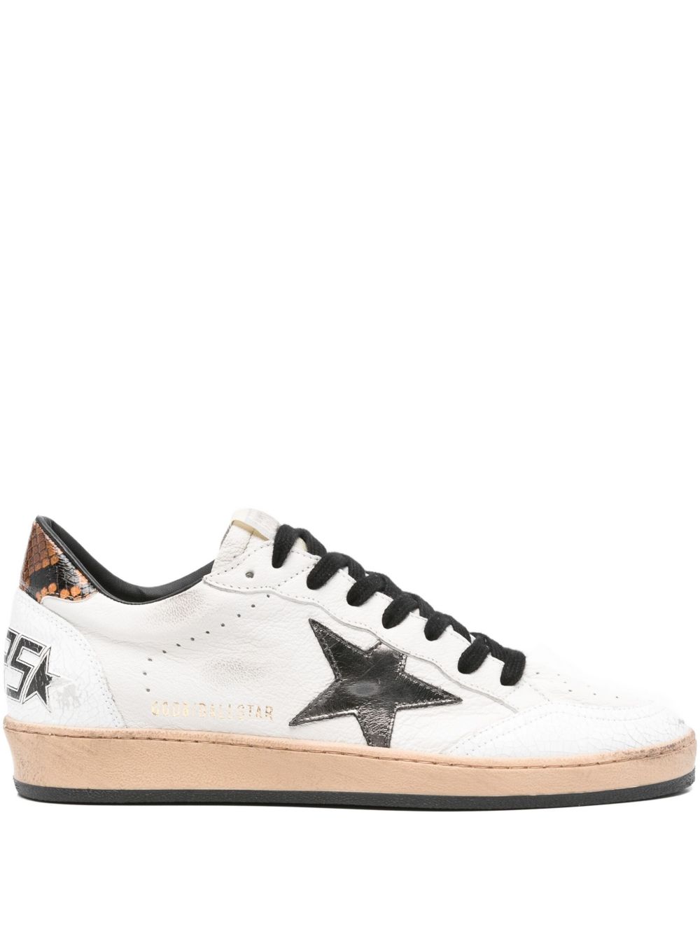 Golden Goose Ball Star Women's nappa leather shoe with star and heel tab Golden Goose