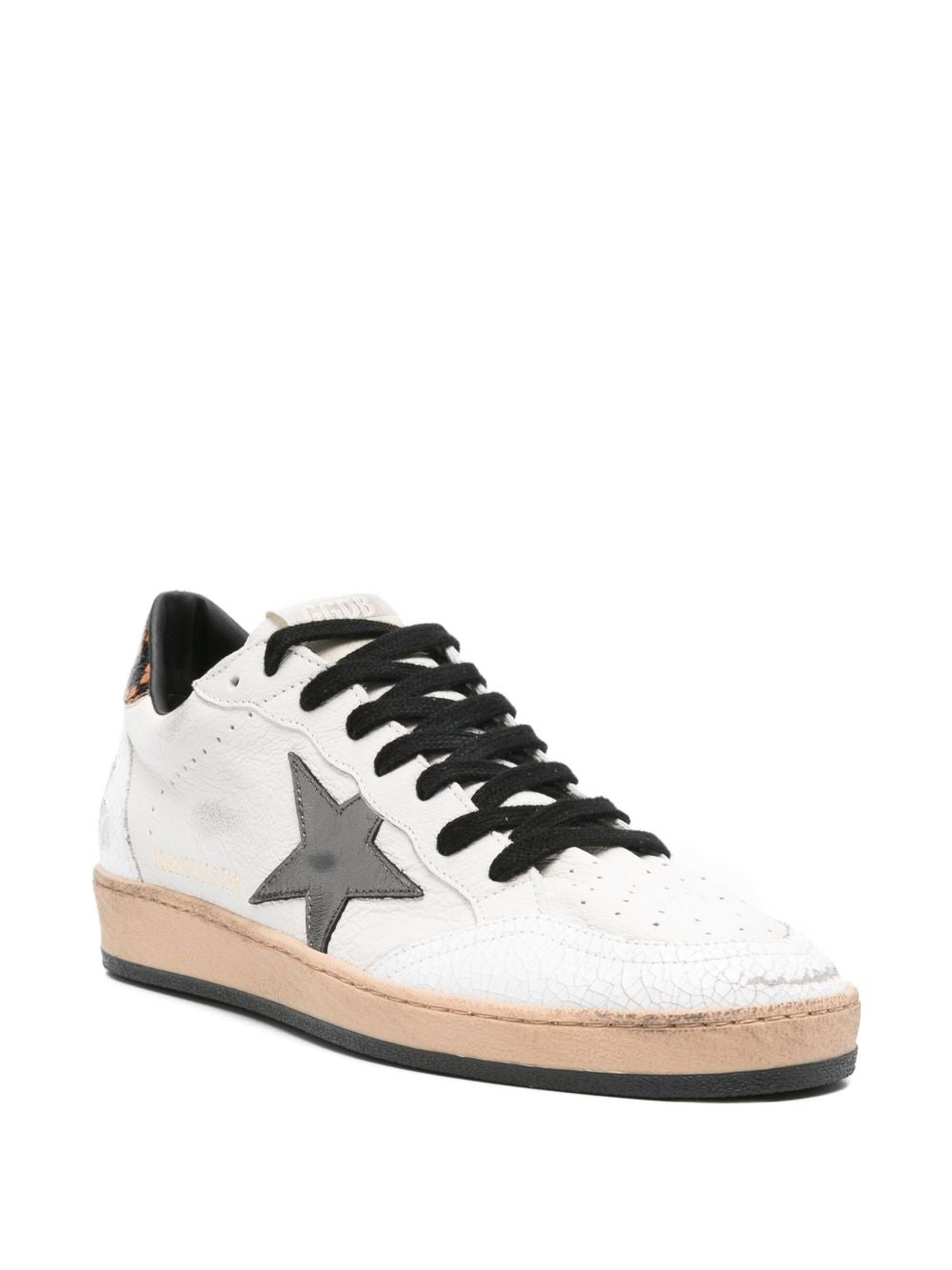 Golden Goose Ball Star Women's nappa leather shoe with star and heel tab Golden Goose