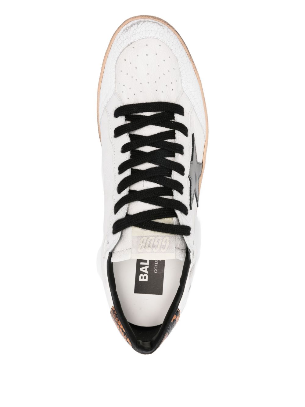 Golden Goose Ball Star Women's nappa leather shoe with star and heel tab Golden Goose