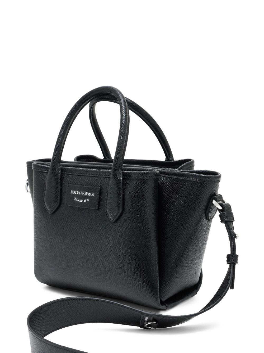 Emporio Armani Small shopper with palmellato finish Emporio Armani