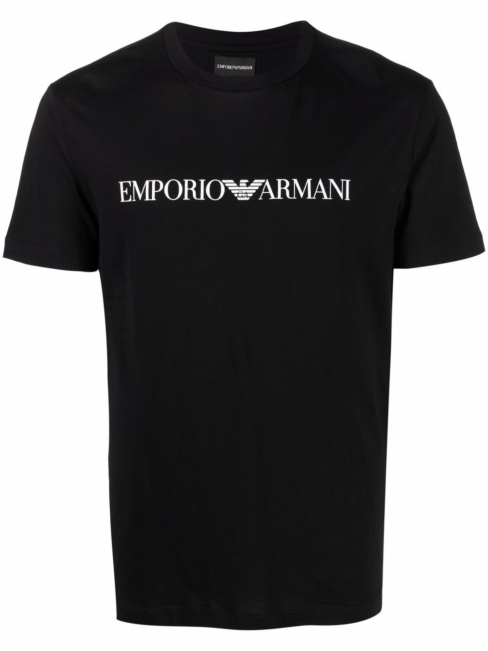 Emporio Armani Pima jersey T-shirt with logo print Emporio Armani