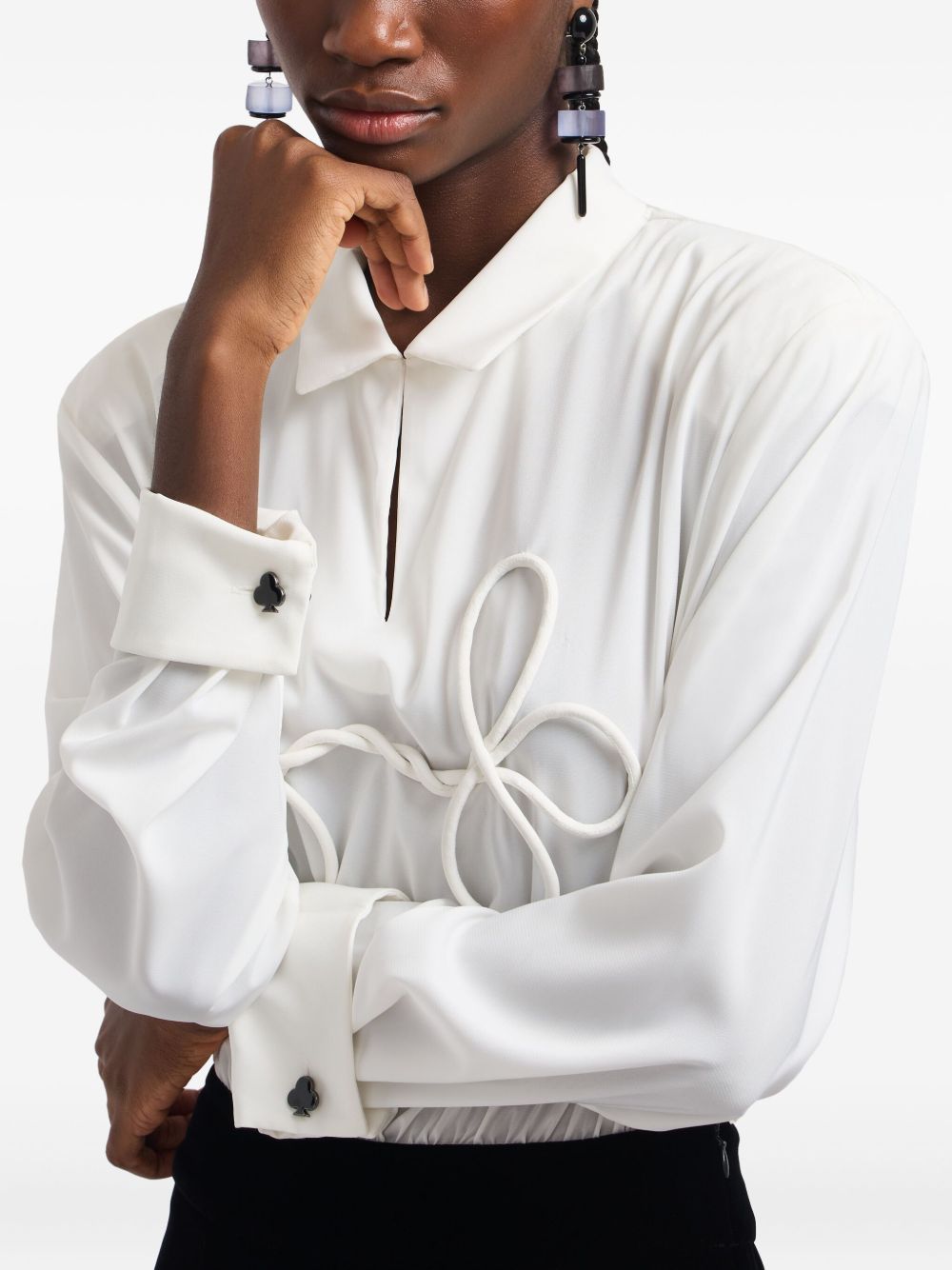 Emporio Armani ASV Jeu de Cartes Velvet Two-Piece Dress Emporio Armani