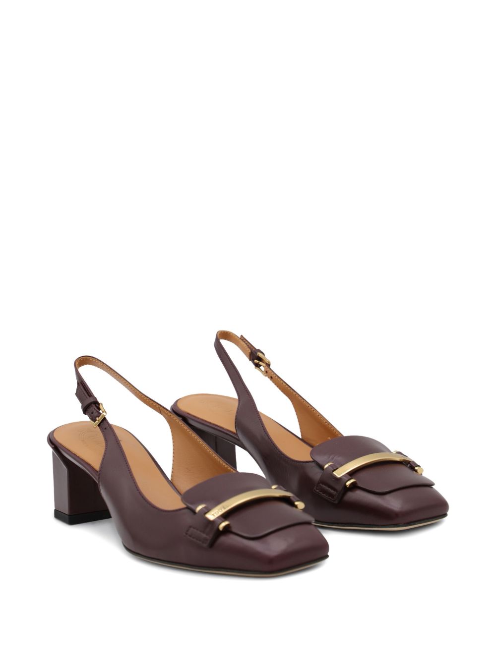 Tod's Barretta 40 leather slingback pumps Tod'S